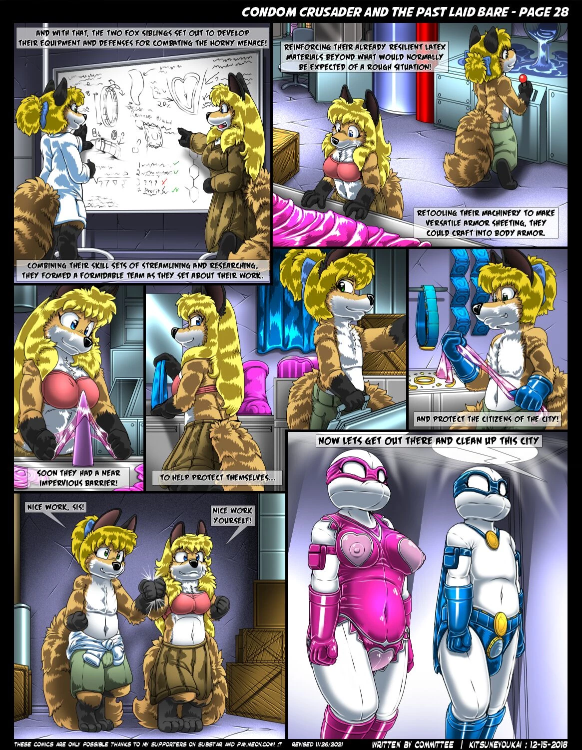 Condom Crusader Issues 1-3 by Kitsune Youkai (Directors Cut) image number 68