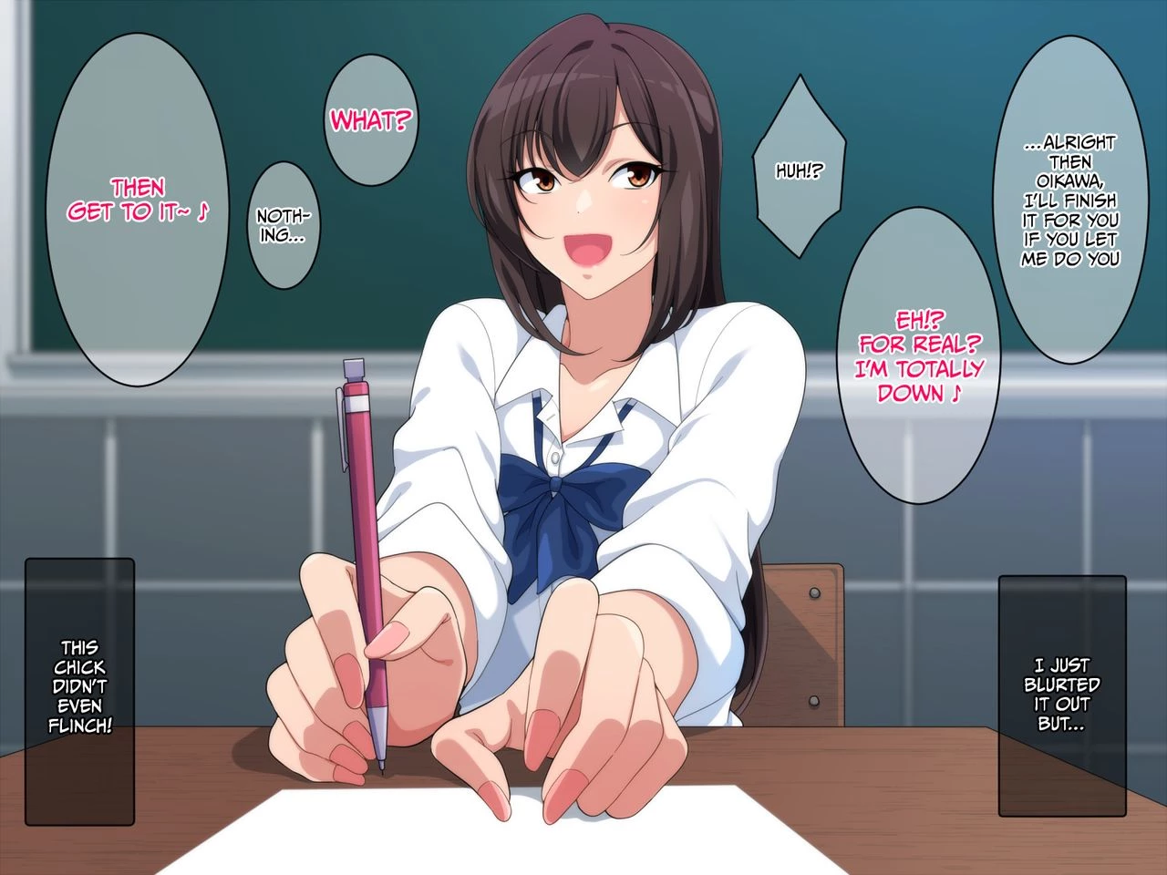 A gyary and supplementary sex lessons  Gyaru to hoshuu H ~ namahame mezashite ganbare doutei image number 4