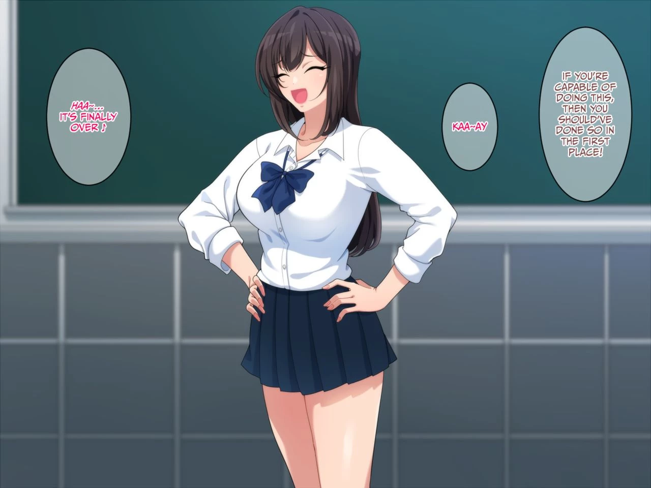 A gyary and supplementary sex lessons  Gyaru to hoshuu H ~ namahame mezashite ganbare doutei image number 84