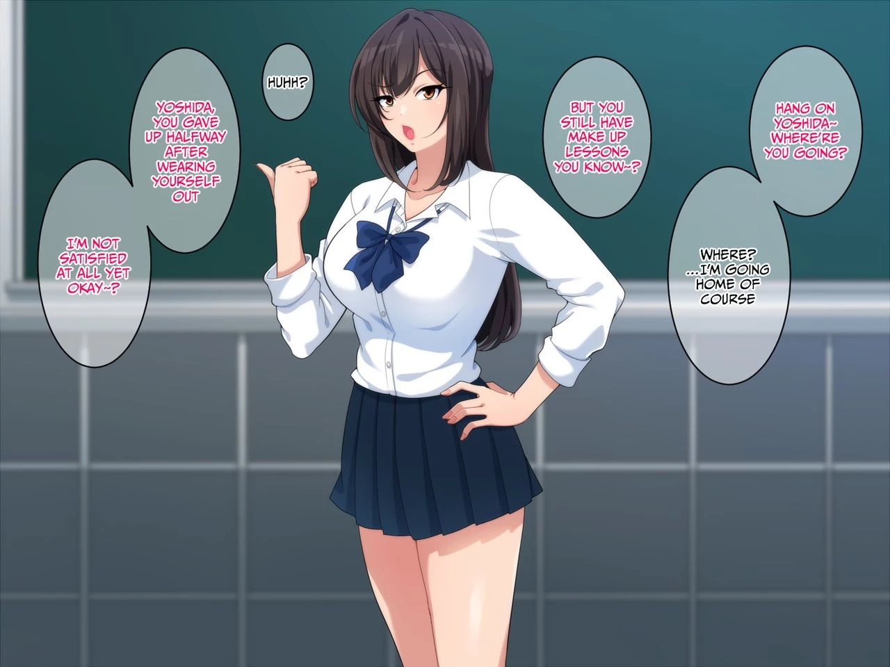 A gyary and supplementary sex lessons  Gyaru to hoshuu H ~ namahame mezashite ganbare doutei image number 85