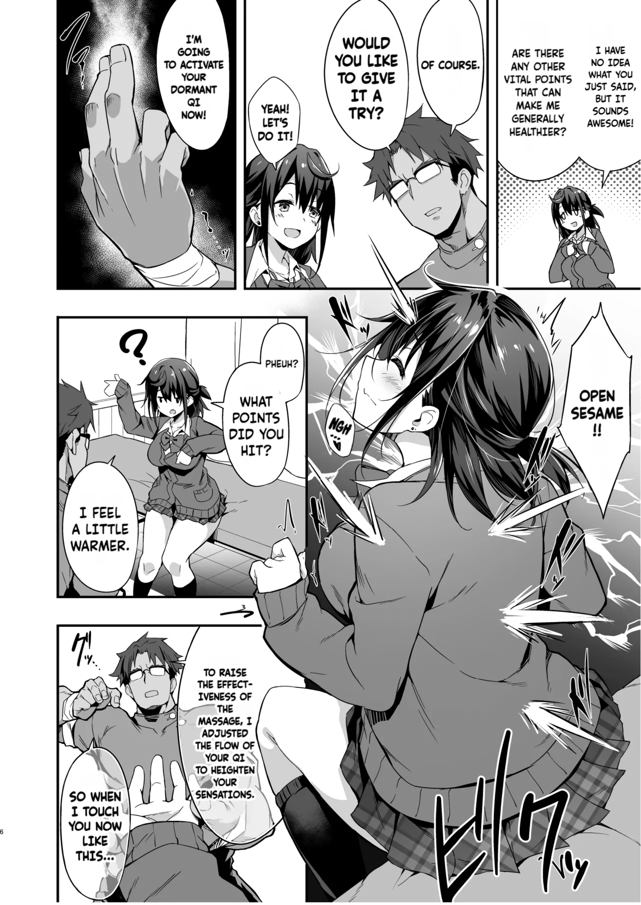 A highschool girls erogenous zones get turned up to max by acupressure  Hikou Seitai de Seikando MAX Shijutsu Sarechau JK image number 6