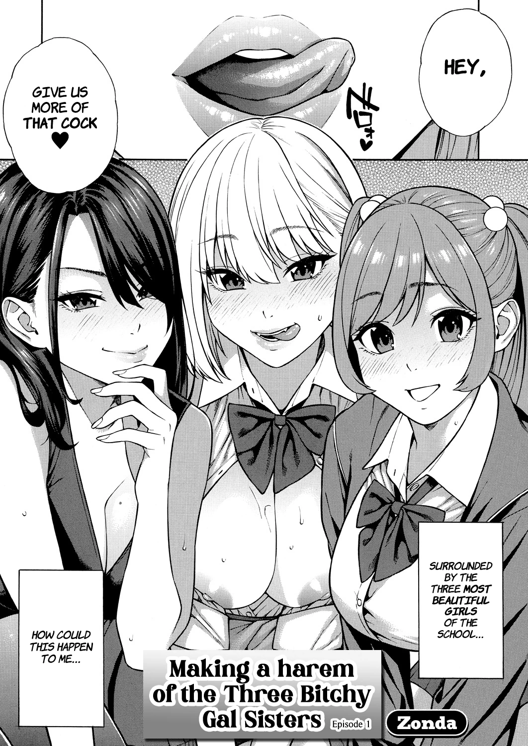 Making a Harem of the Three Bitchy Gal Sisters image number 2