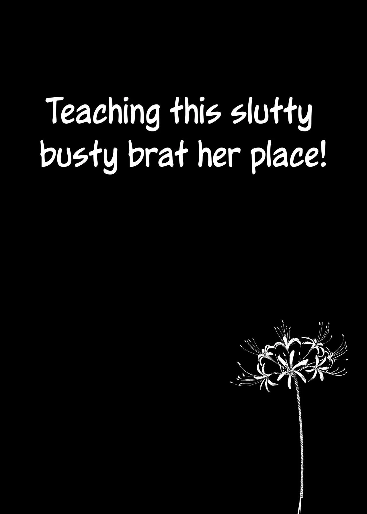 Teaching this slutty busty brat her place! image number 34