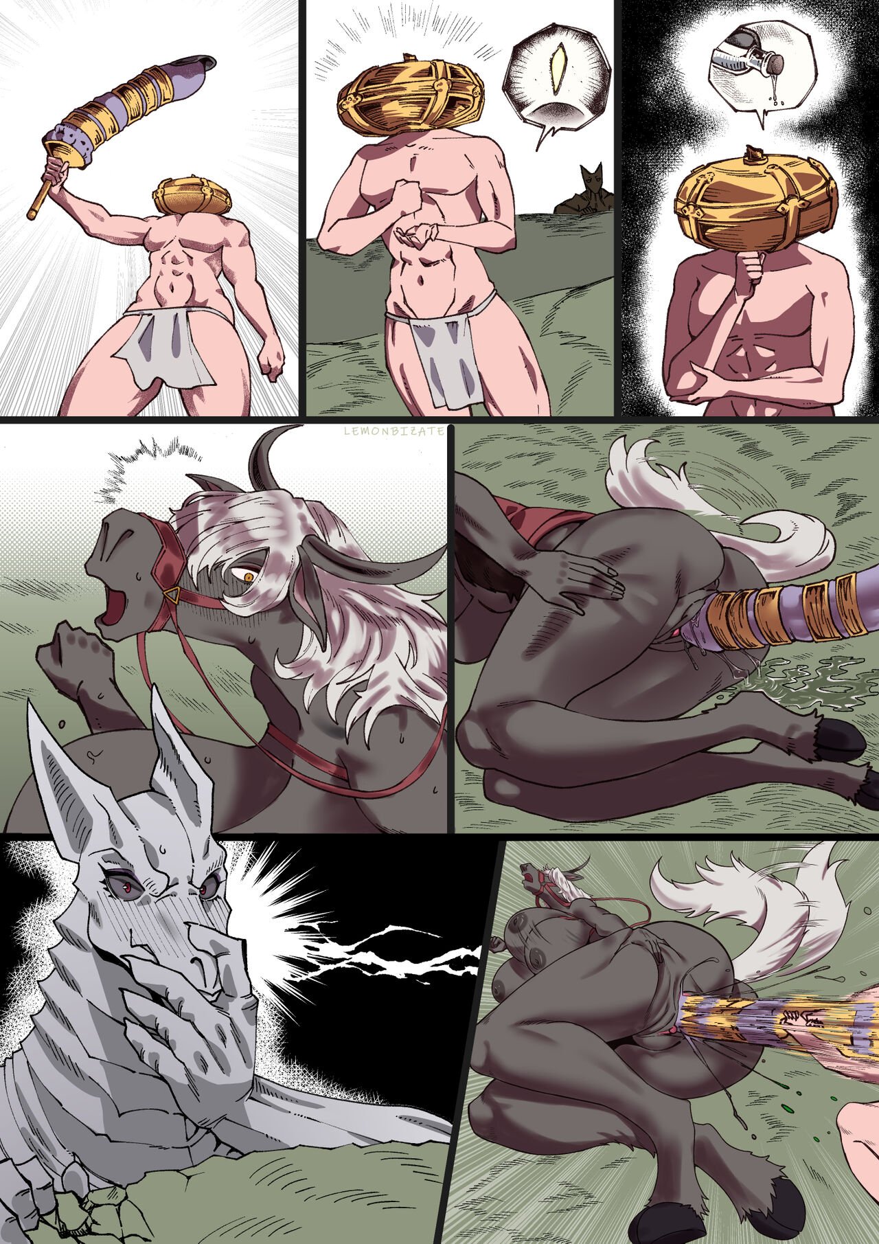 LemonBizate - Life with a horse girl (Elden Ring porn comic image number 2