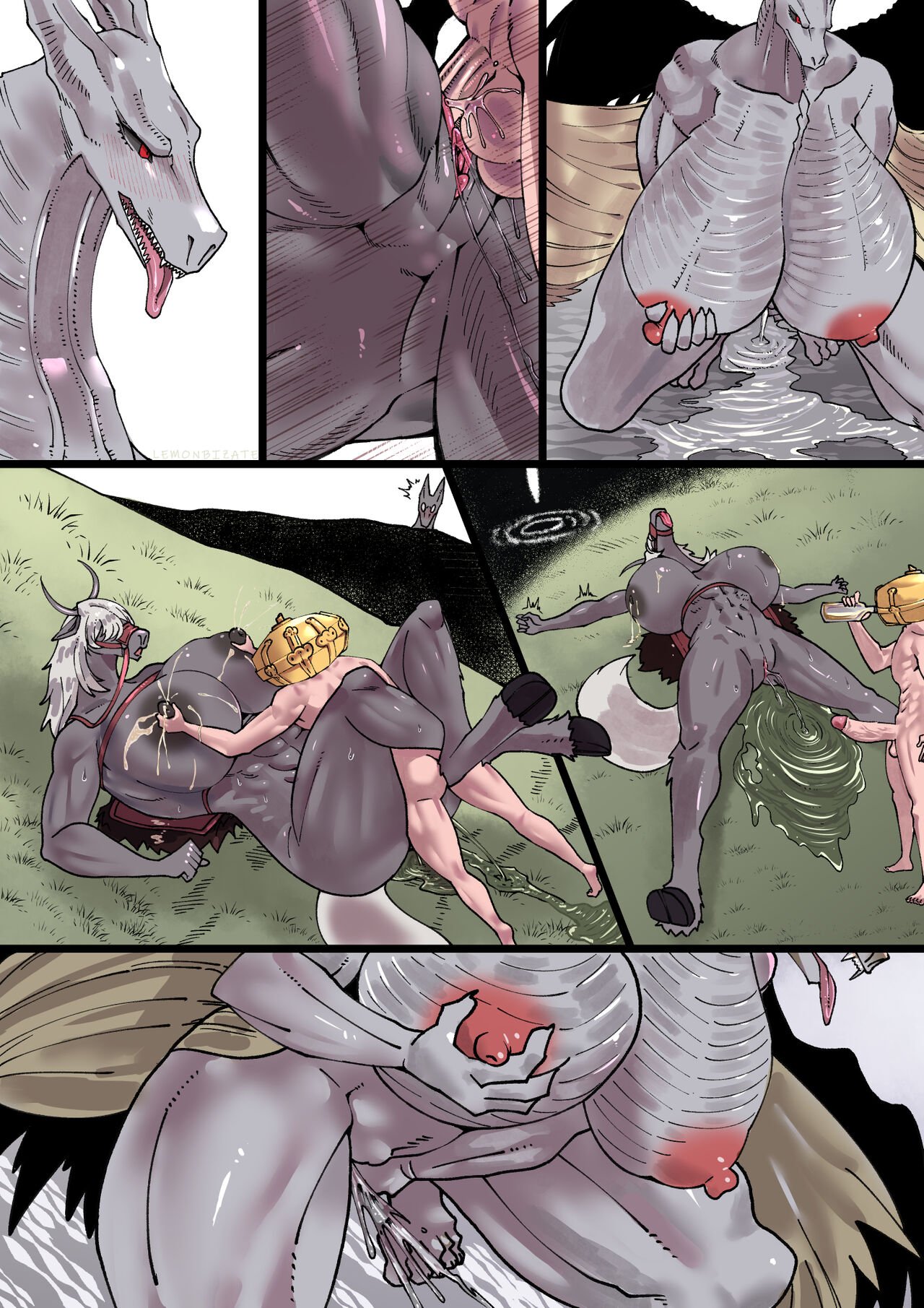 LemonBizate - Life with a horse girl (Elden Ring porn comic image number 5