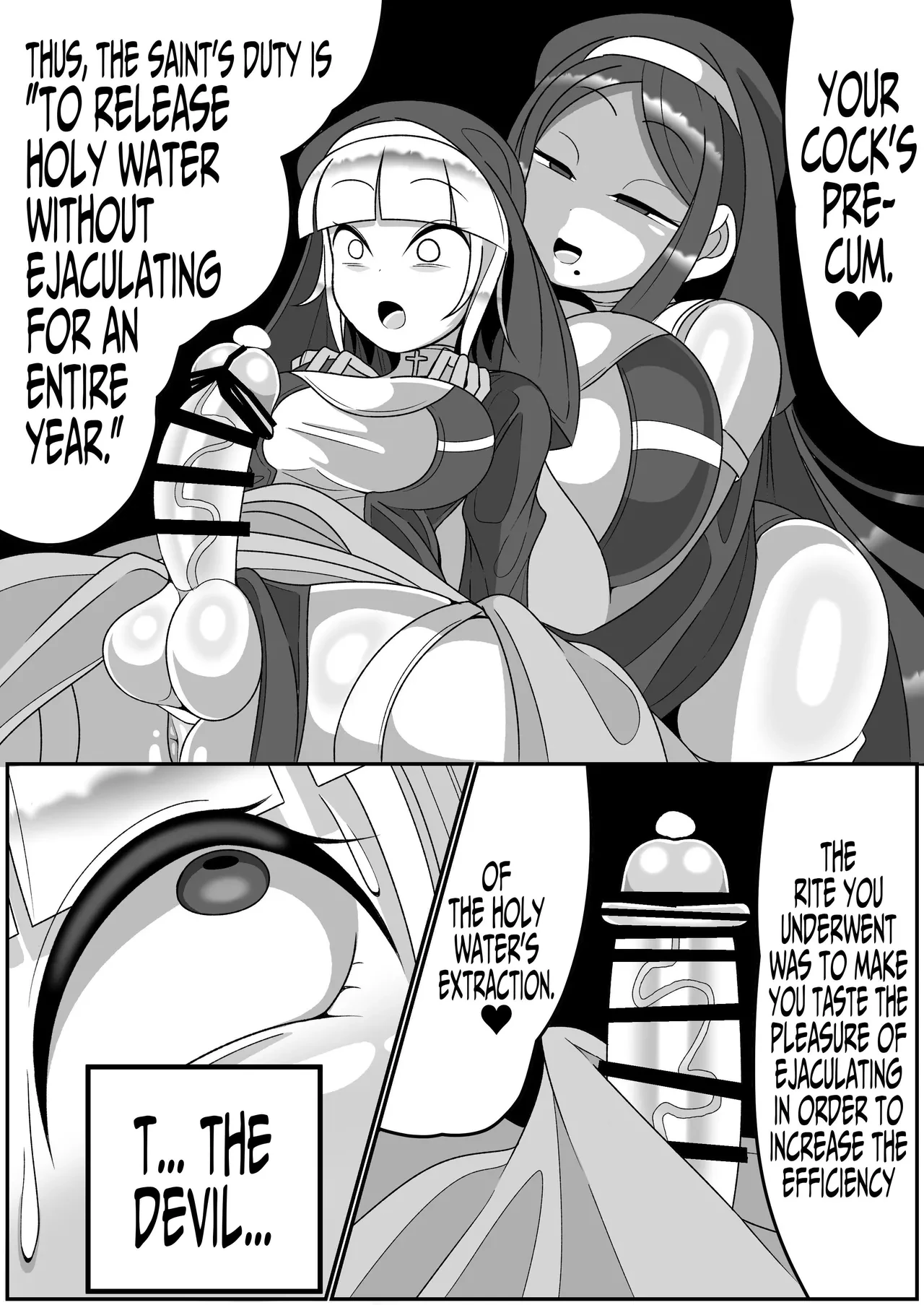 Futanari Seijo Shasei Kinshirei  Dick Slingin Saintess ~Ejaculation Prohibition~ image number 16