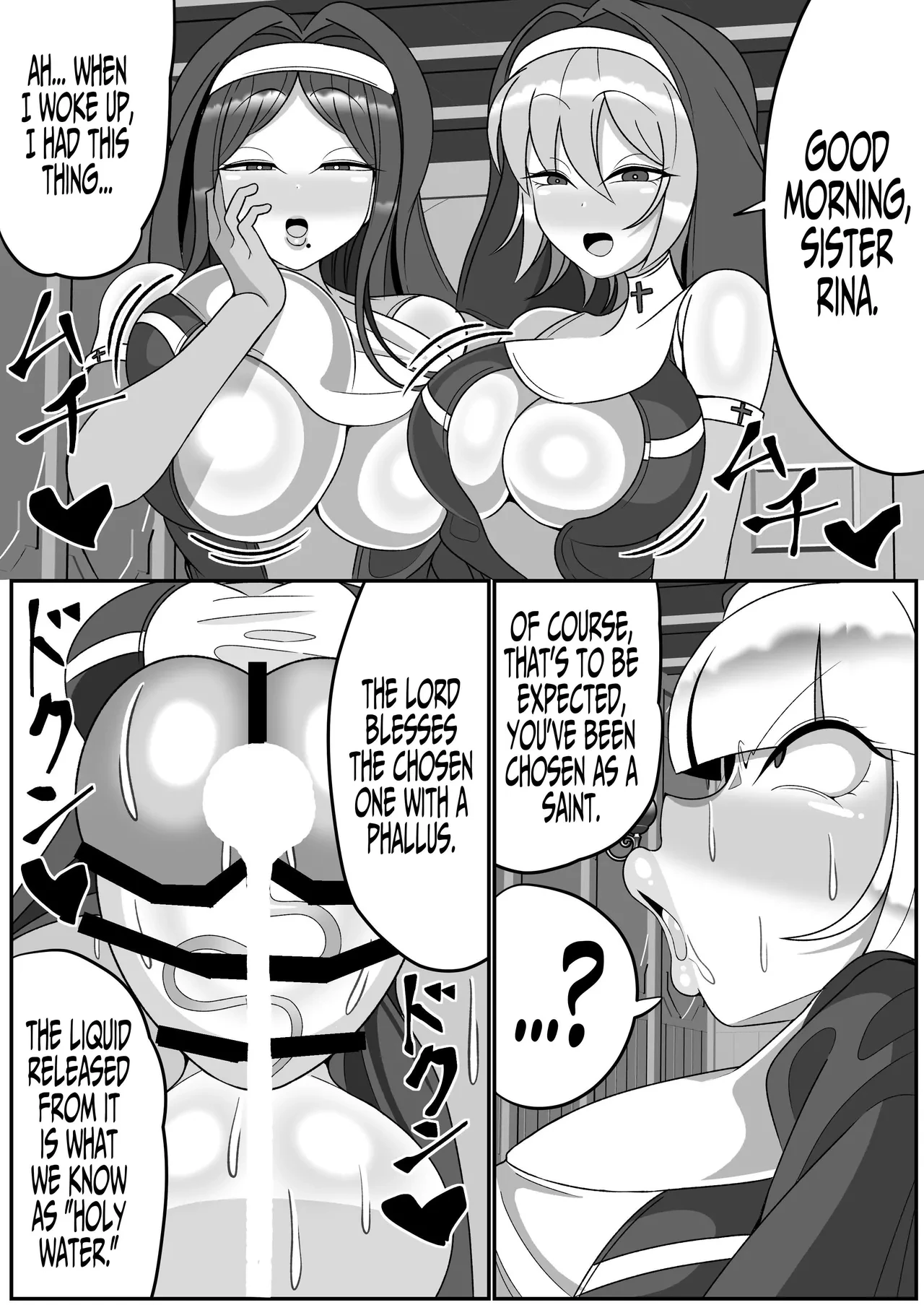 Futanari Seijo Shasei Kinshirei  Dick Slingin Saintess ~Ejaculation Prohibition~ image number 4
