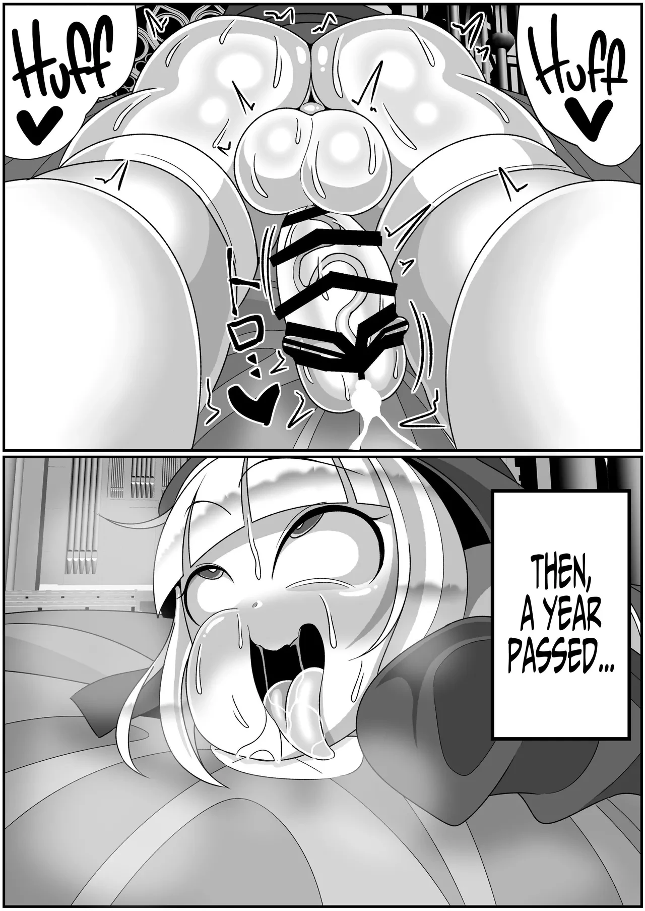 Futanari Seijo Shasei Kinshirei  Dick Slingin Saintess ~Ejaculation Prohibition~ image number 51