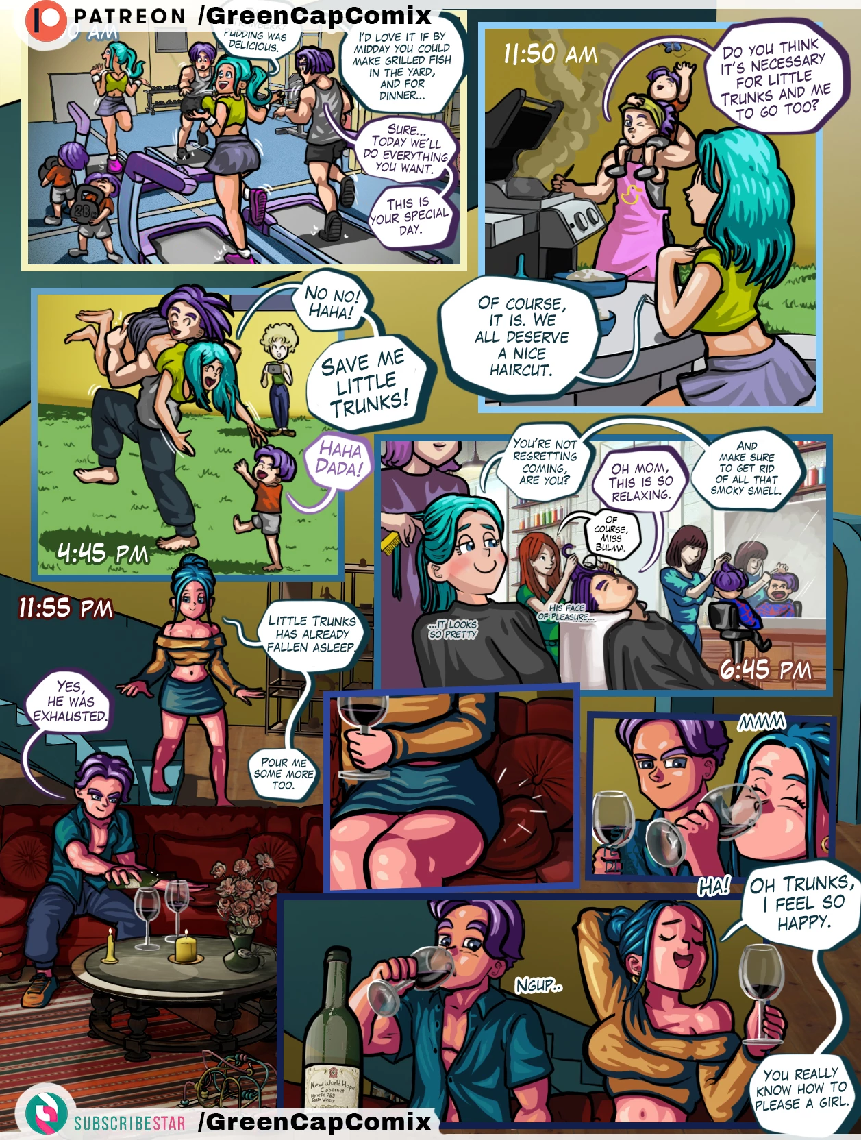 Bulma and the gift of Trunks  the Mothers day image number 22