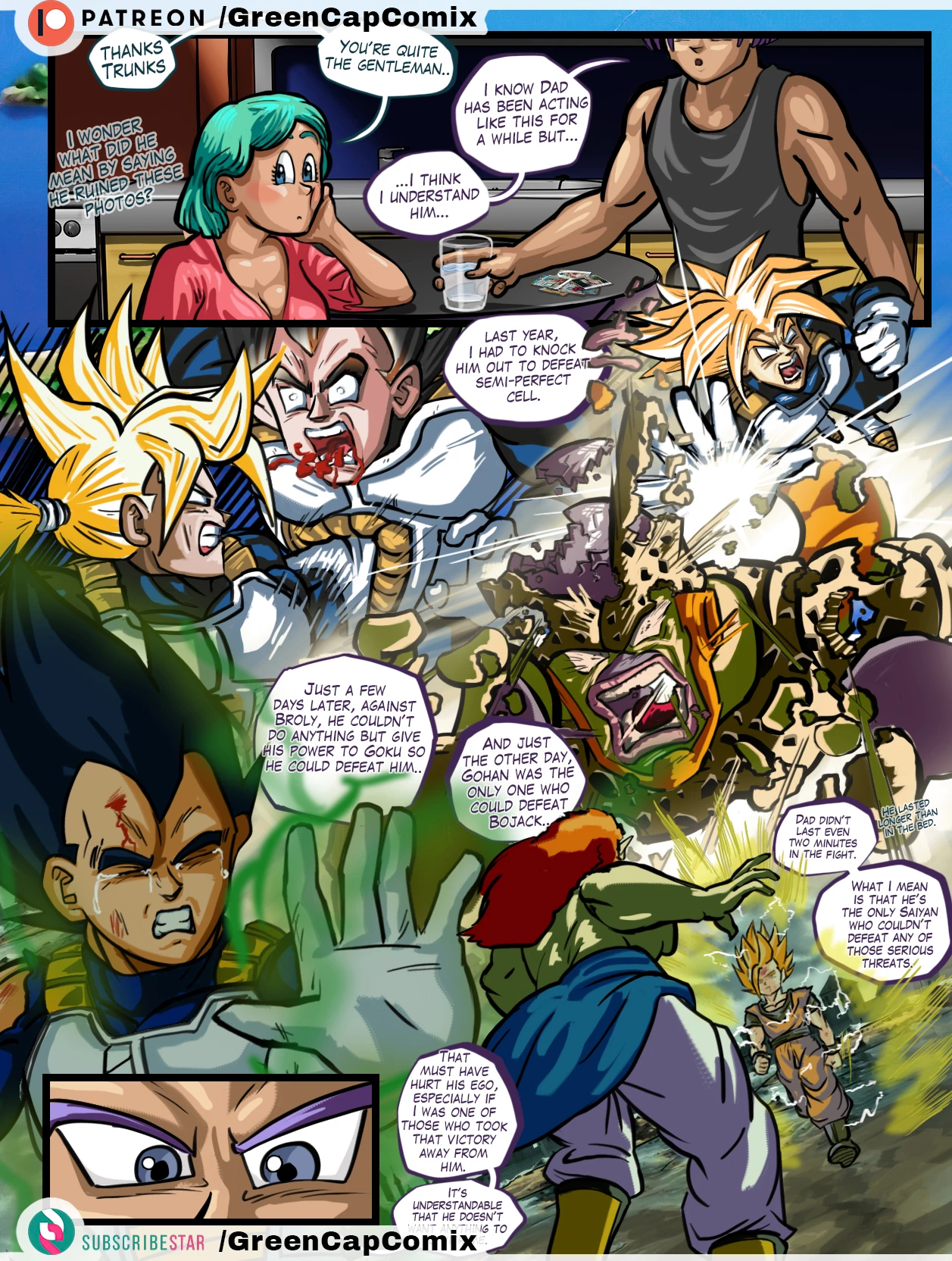 Bulma and the gift of Trunks  the Mothers day image number 6