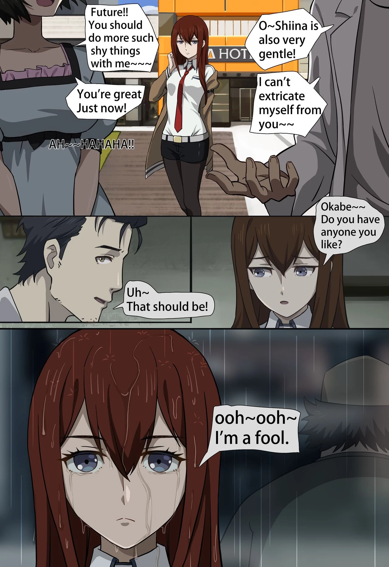 Makise Kurisus love and sex image number 1