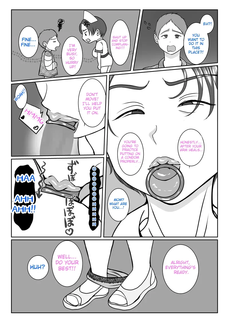 Ki no Tsuyoi Kangoshi Kaa-chan ga, Ore no Kanojo ni Natte kurete Hanashi  The story of how my stubborn nurse mother became my girlf image number 46