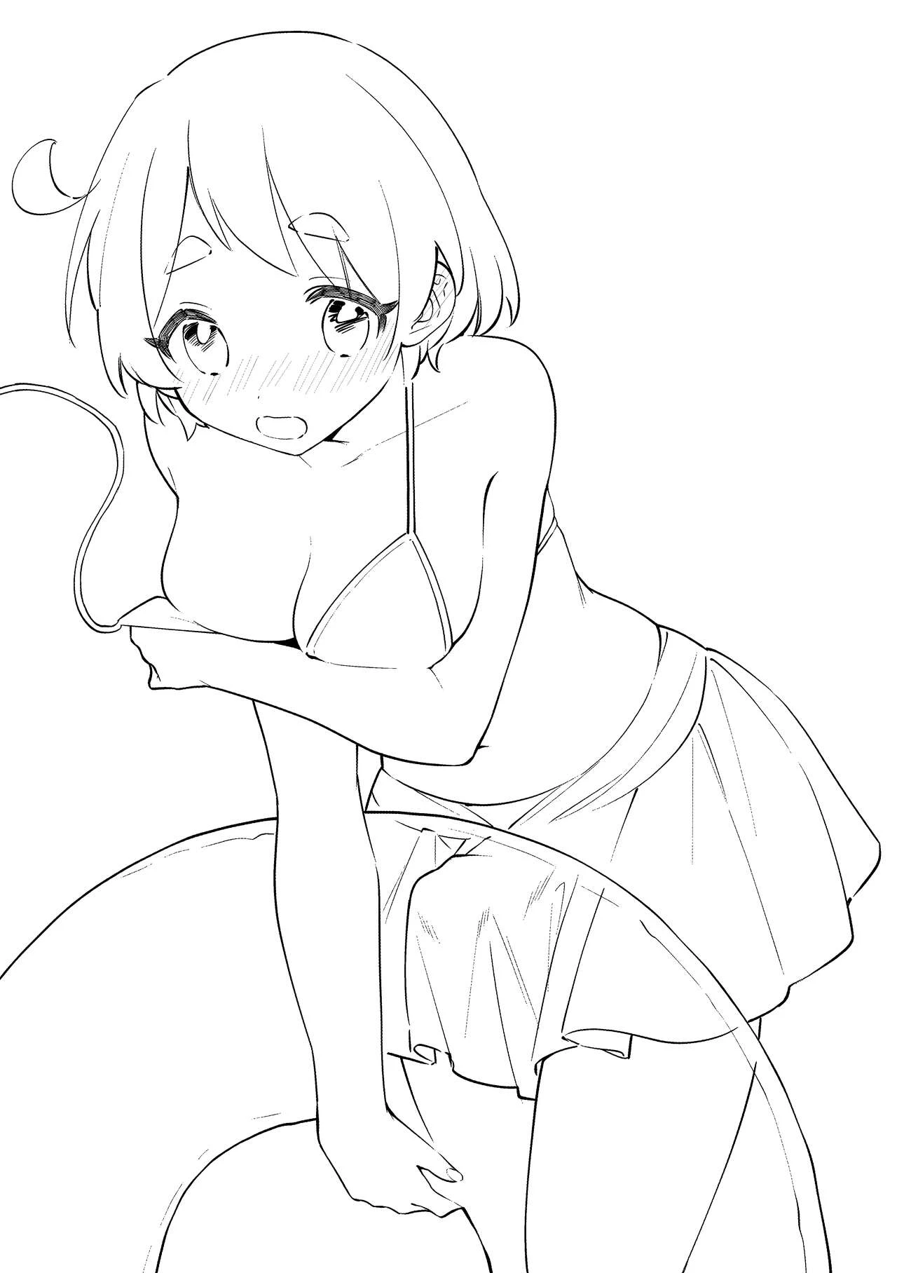 A Time My Futanari Girlfriends Swimsuit Tormented Me  Futanari Kanojo no Mizugi ni Komara Sareru Kai image number 25