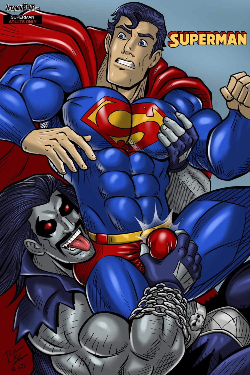 1000px x 1500px - iceman blue] - Iceman Blue - Superman gay porn comic (superman) porn comic.  Muscle porn comics.