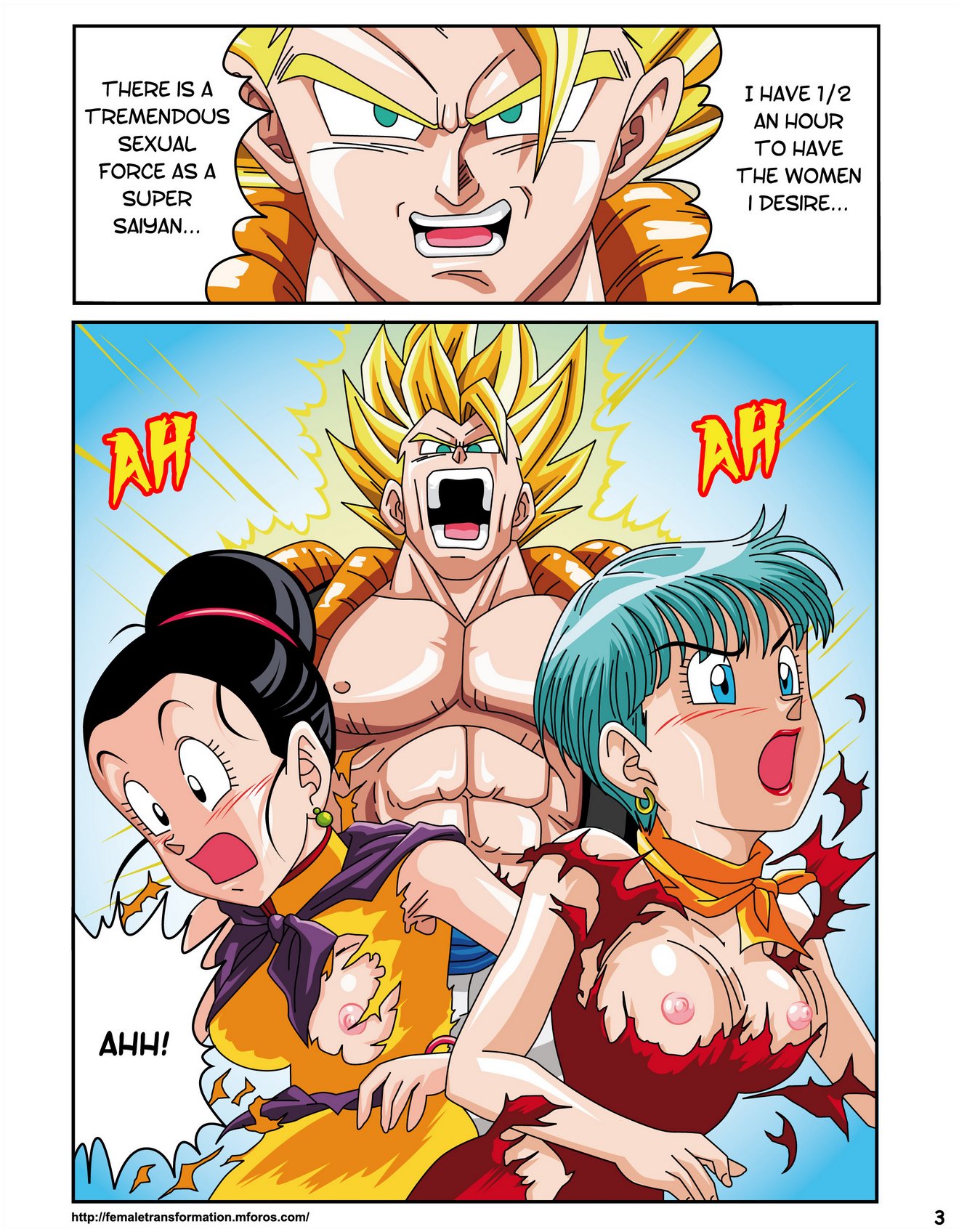 Dragon Ball H: Sex Sayan! image number 3