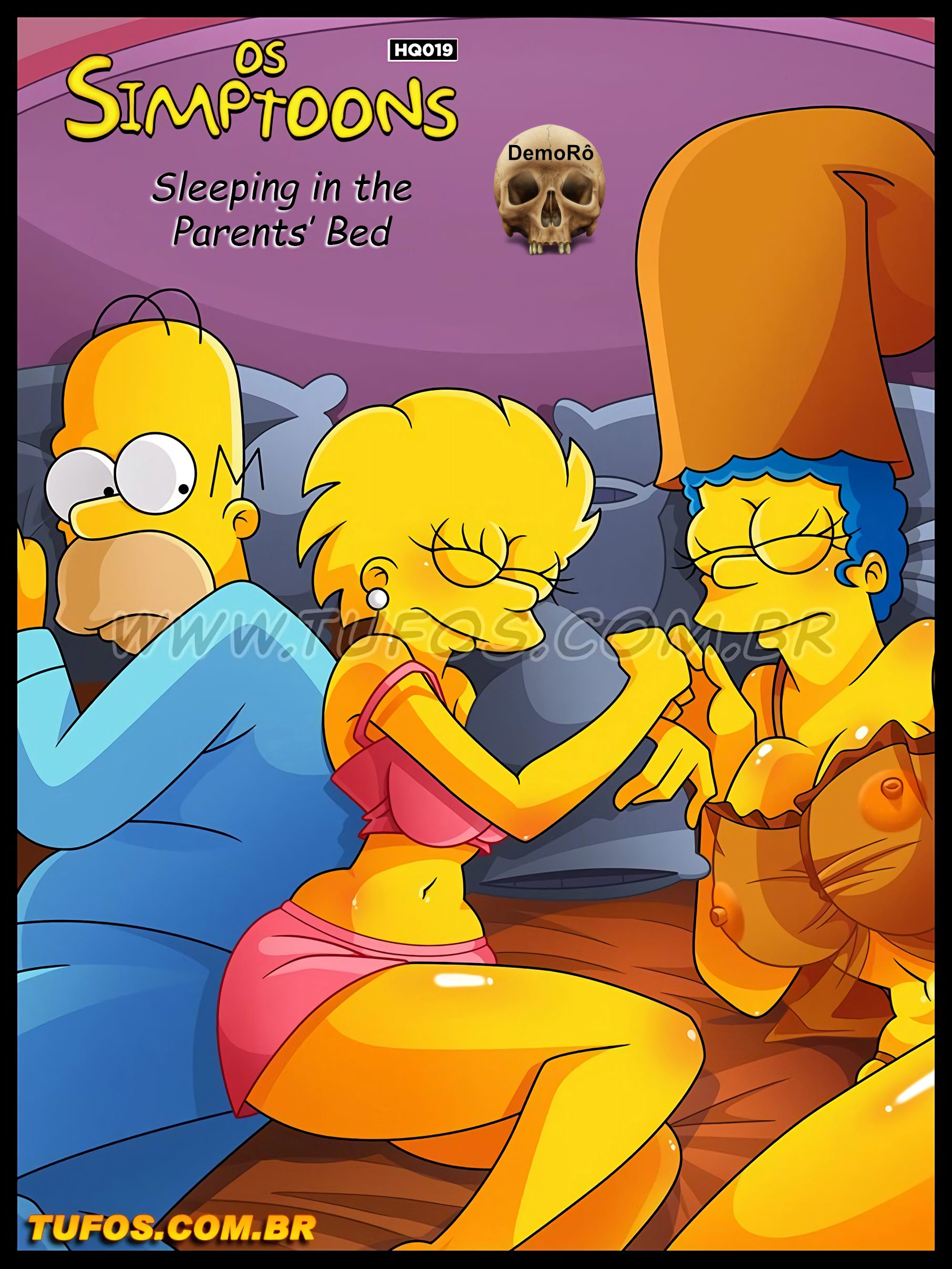 croc] - The Simpsons 15- Sleeping in the parent's bed (the simpsons) porn  comic. Big breasts porn comics.