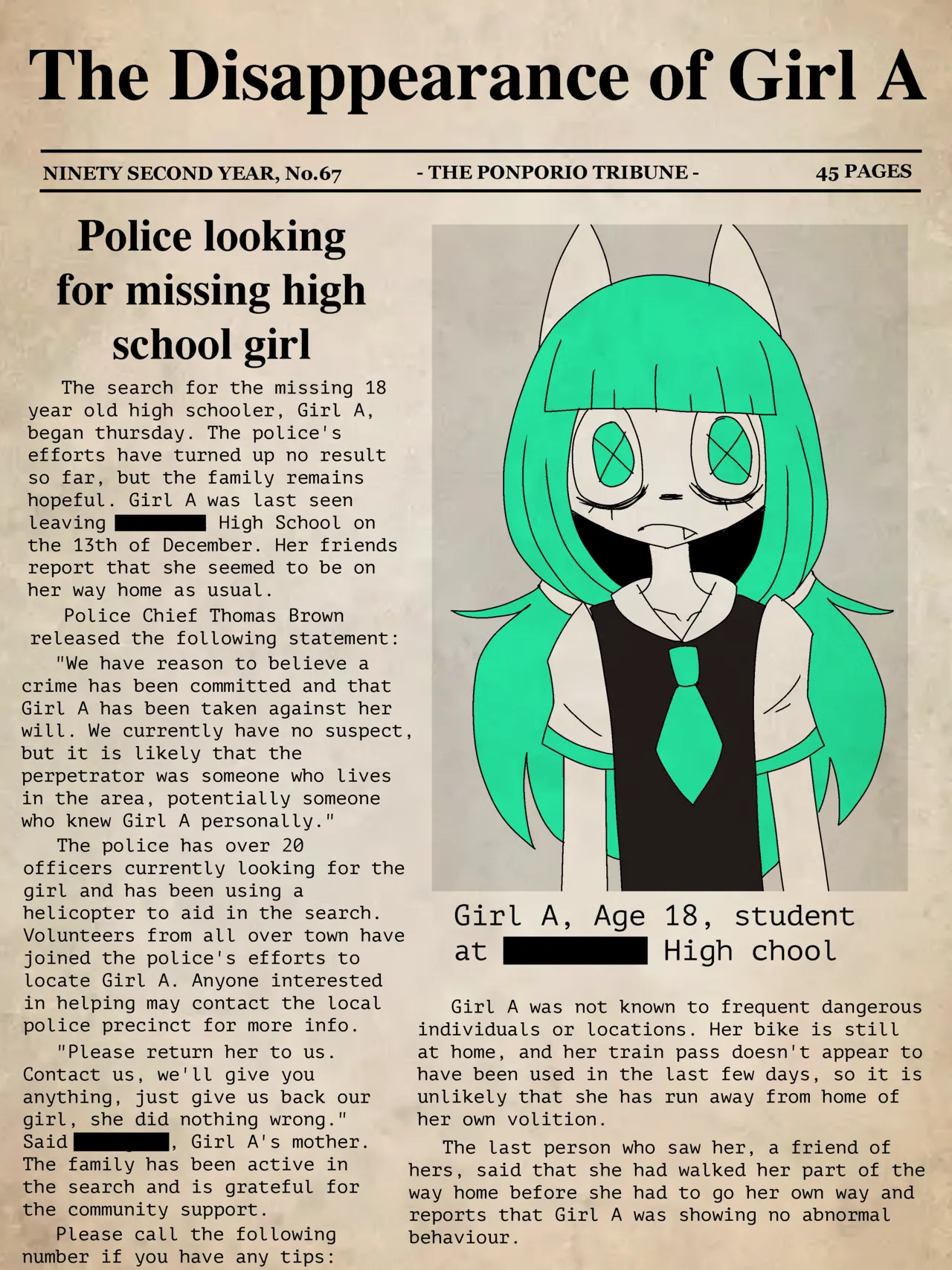 The Disappearance of Girl A