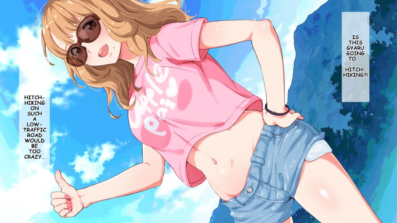 Highly Exposed Hitchhiking Gyaru... Roshutsudo no Takai Hitchhike Gal o... image number 10