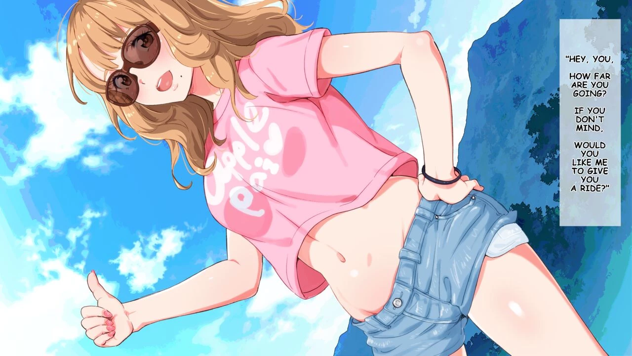 Highly Exposed Hitchhiking Gyaru... Roshutsudo no Takai Hitchhike Gal o... image number 13