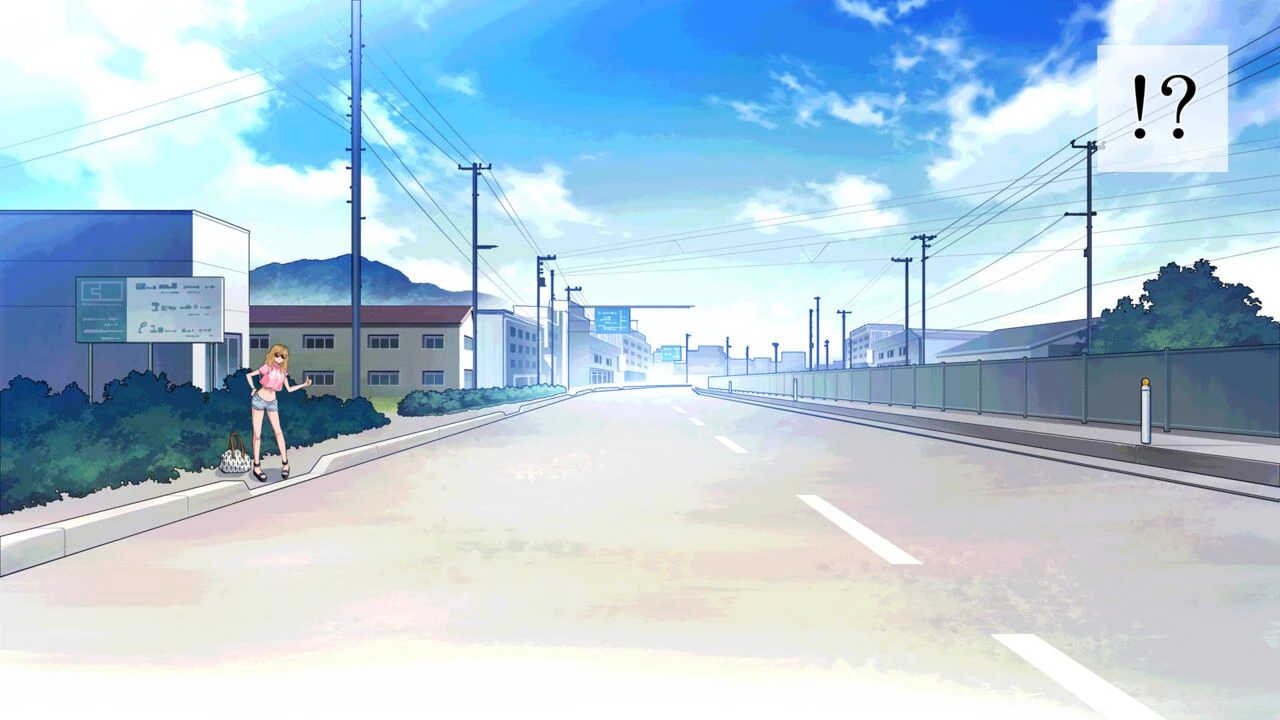 Highly Exposed Hitchhiking Gyaru... Roshutsudo no Takai Hitchhike Gal o... image number 3