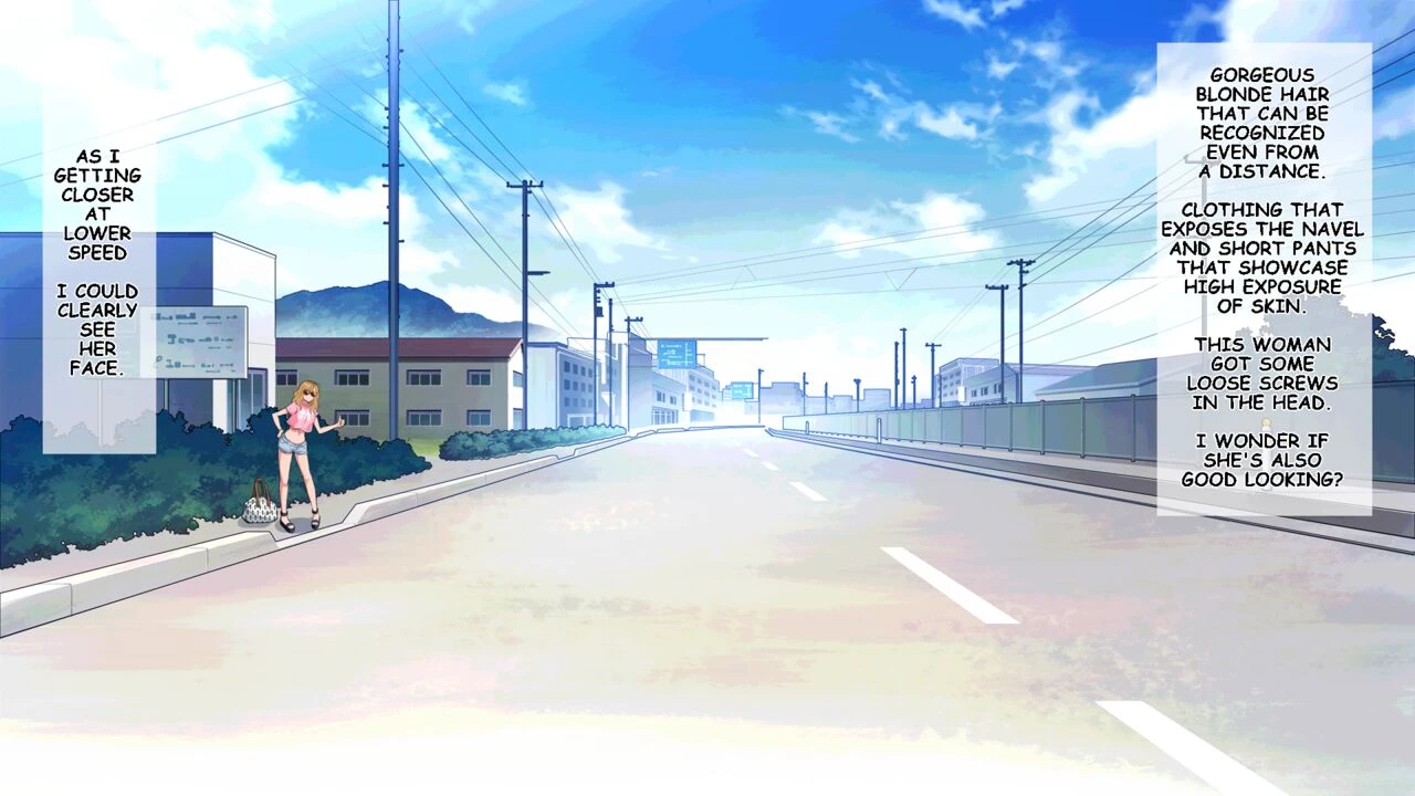 Highly Exposed Hitchhiking Gyaru... Roshutsudo no Takai Hitchhike Gal o... image number 5