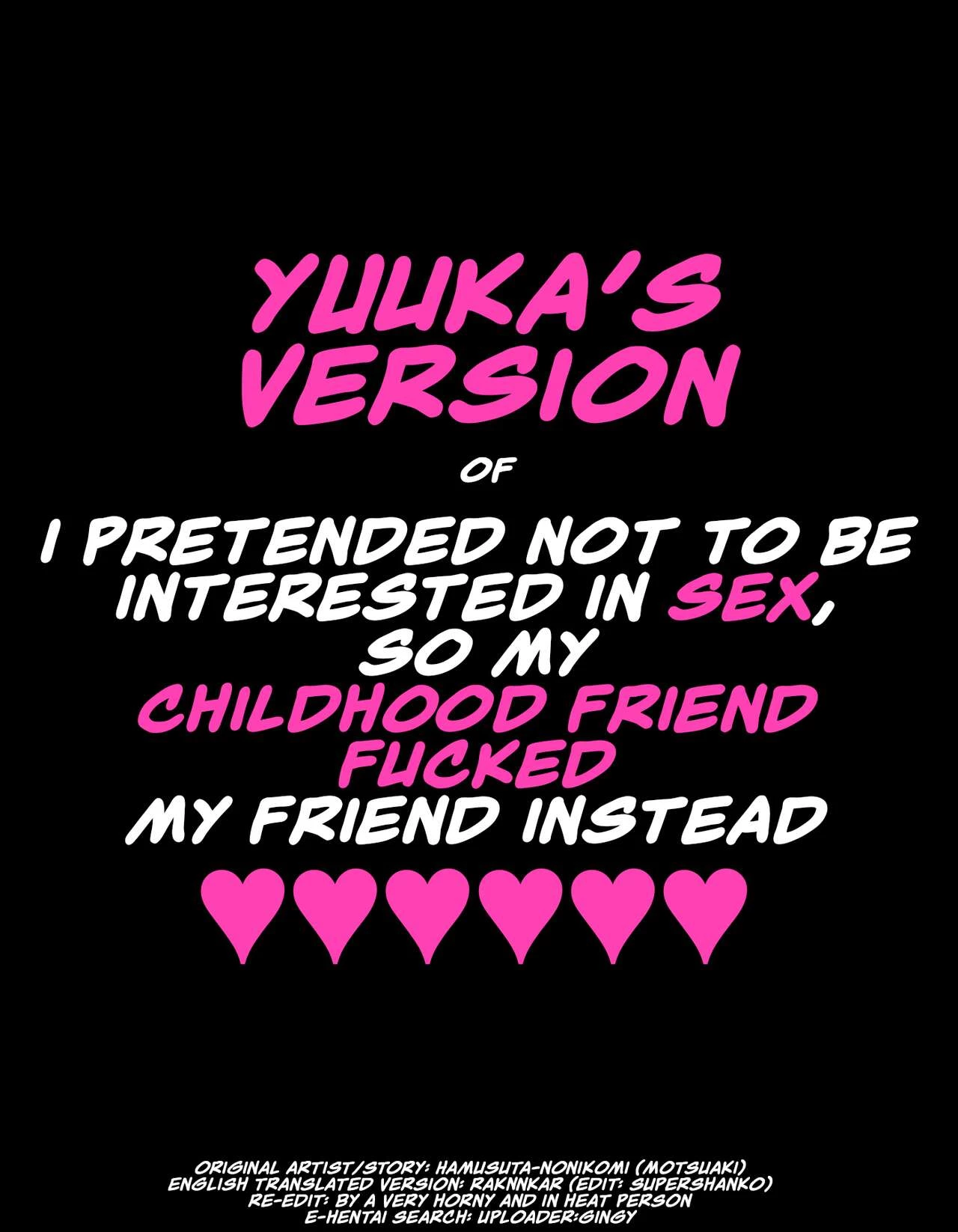 YUUKAS VERSION of Because my childhood friend is not interested in sex, I fucked his friend instead image number 2