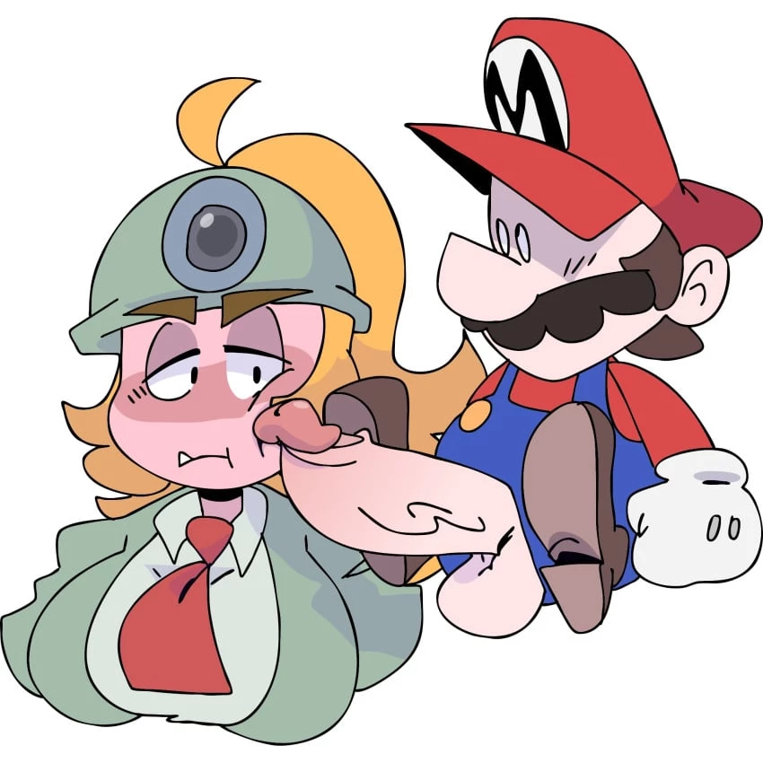 The Goomba gives in image number 1