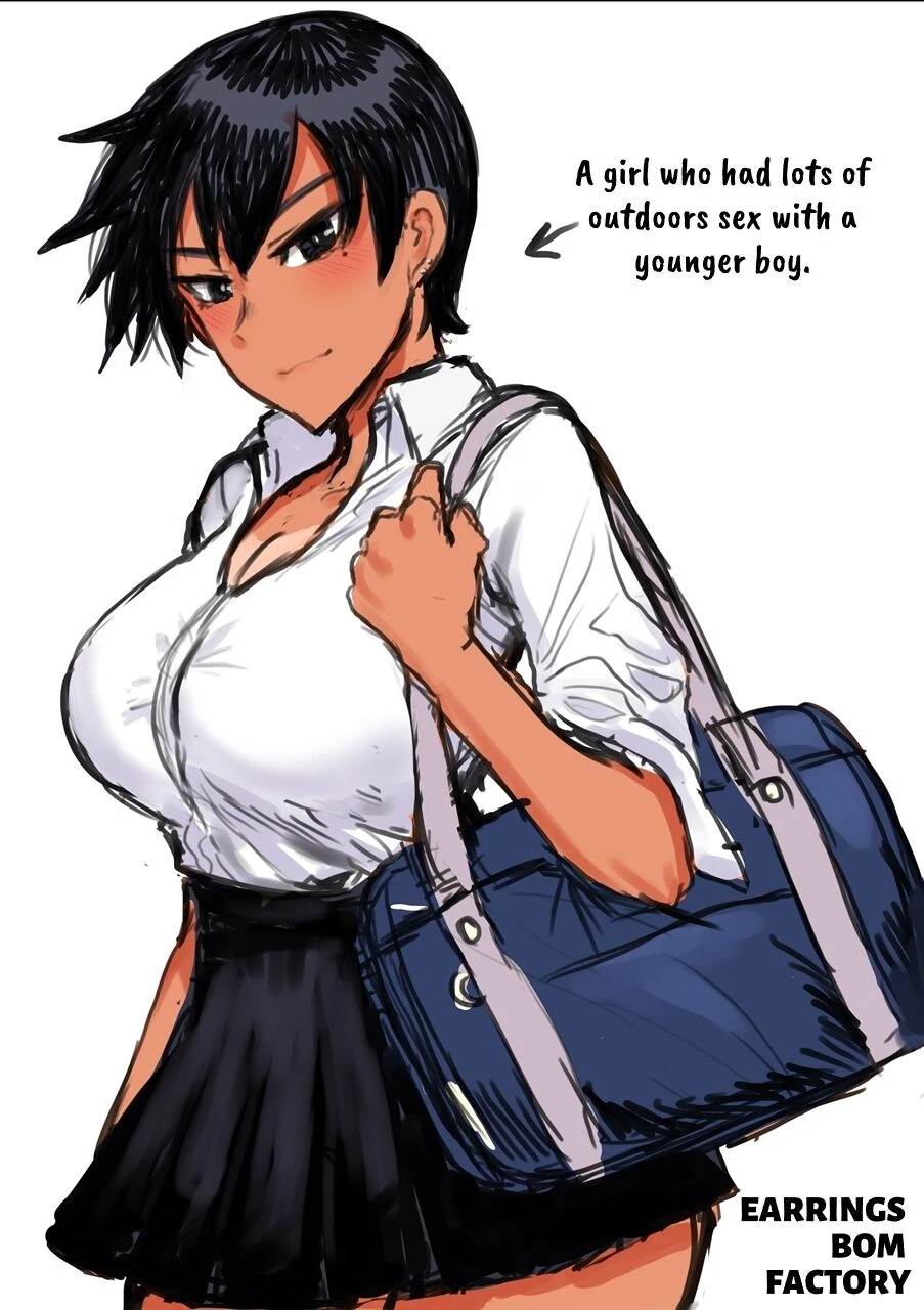 Hiyake de Kanojyo - My lover with tanned skin.  Big Tanned Girlfriend image number 29