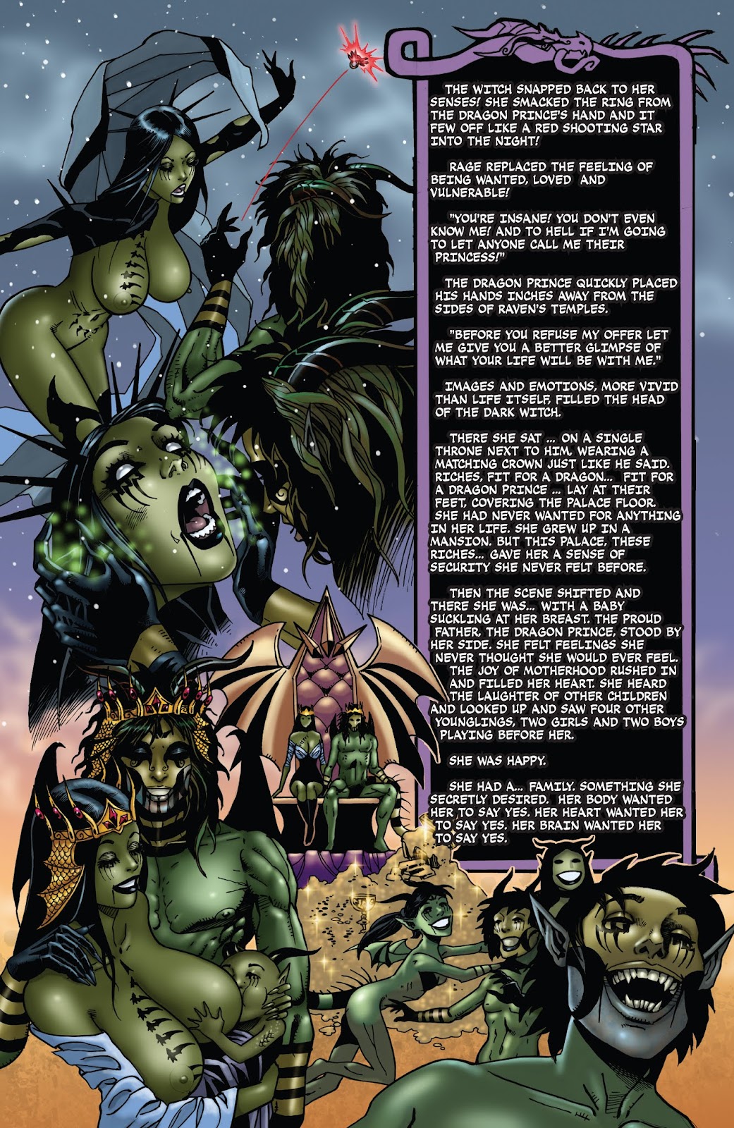 Tarot Witch Of The Black Rose porn comic image number 93