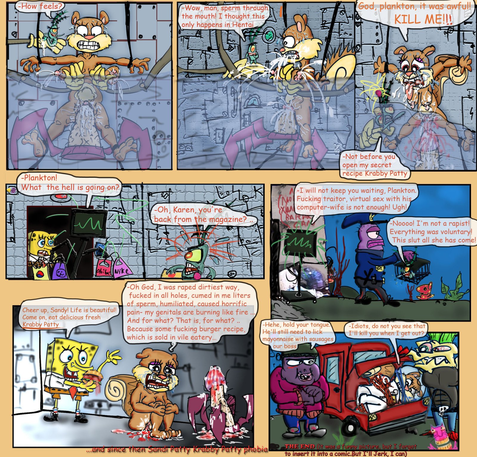 Sandy Cheeks Porn Comics