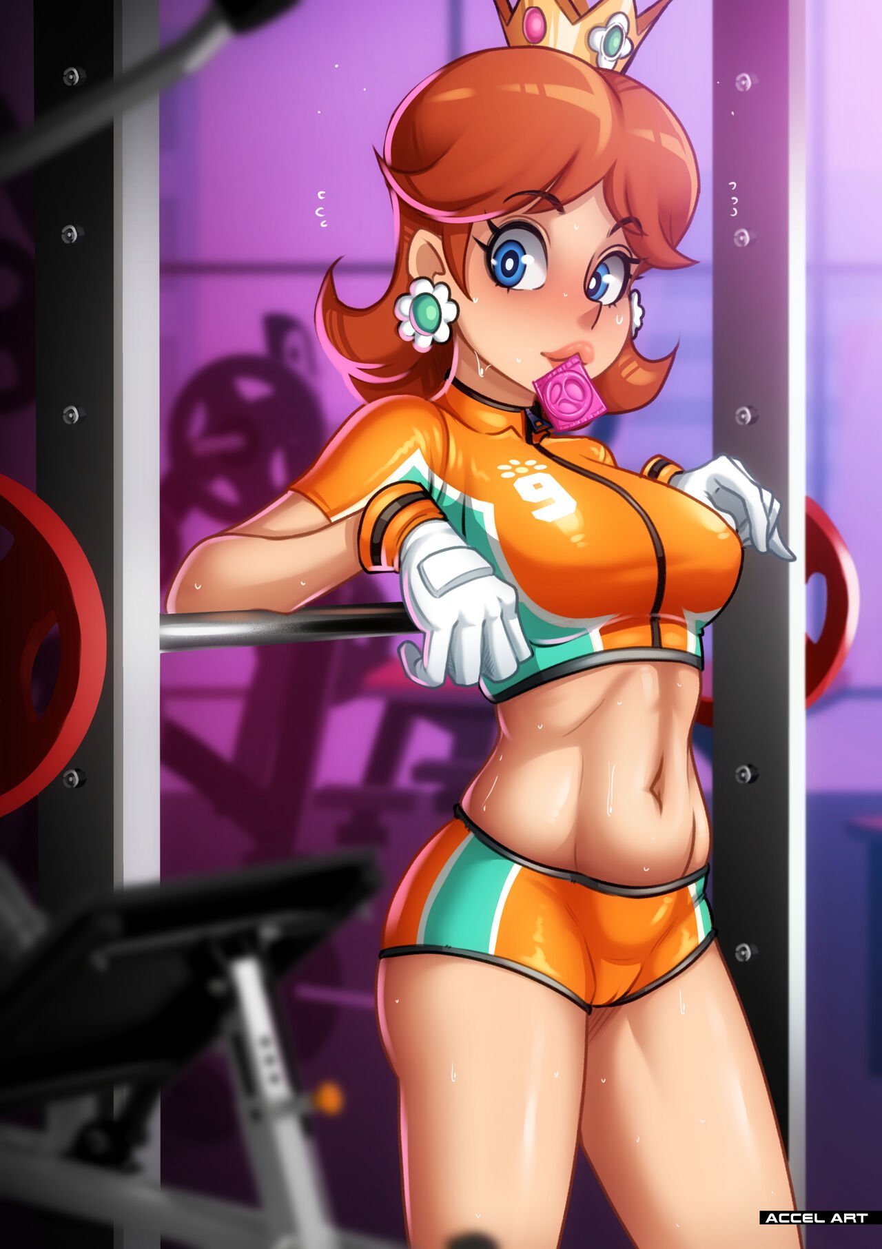 Waifu Cast Princess Daisy - Mario Strikers image number 1