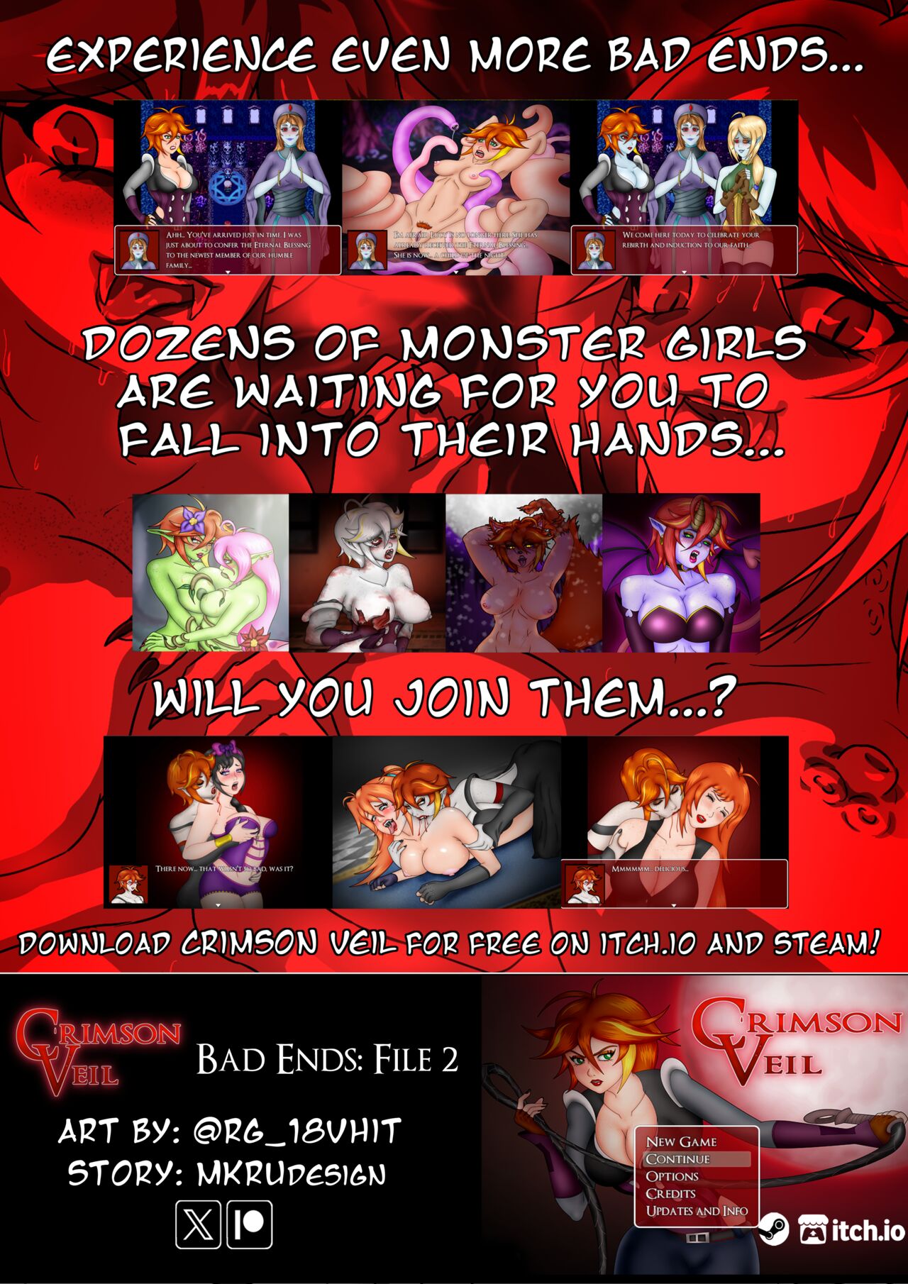 Crimson Veil Bad Ends: File 2 image number 11