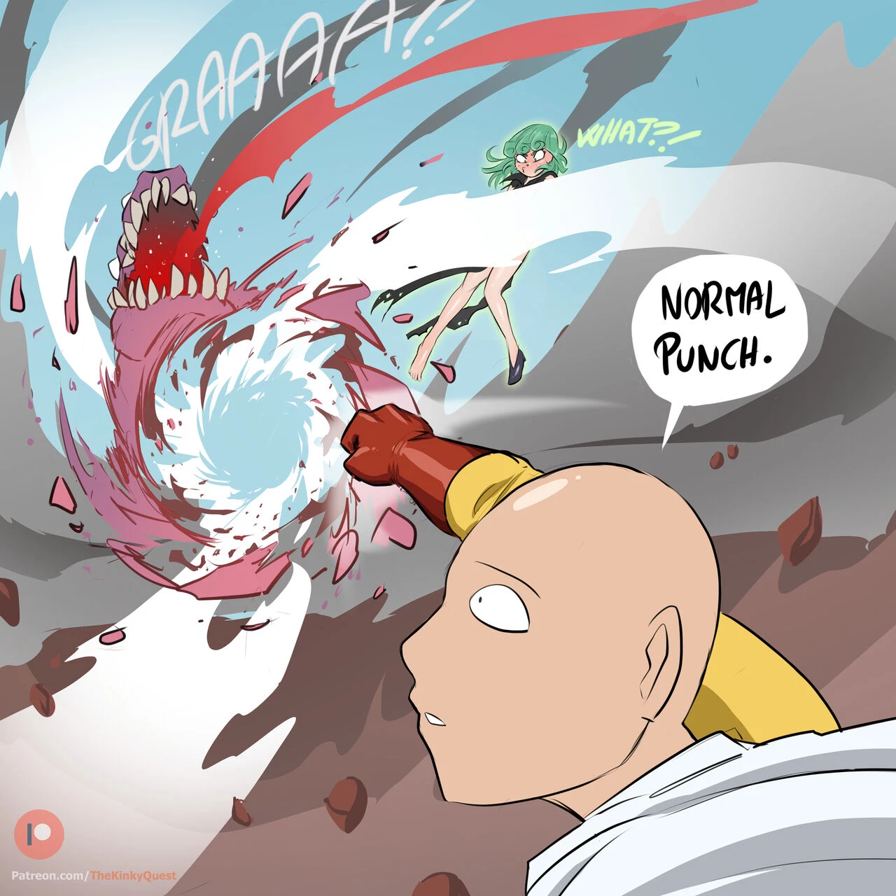 Tatsumaki X Saitama image number 5