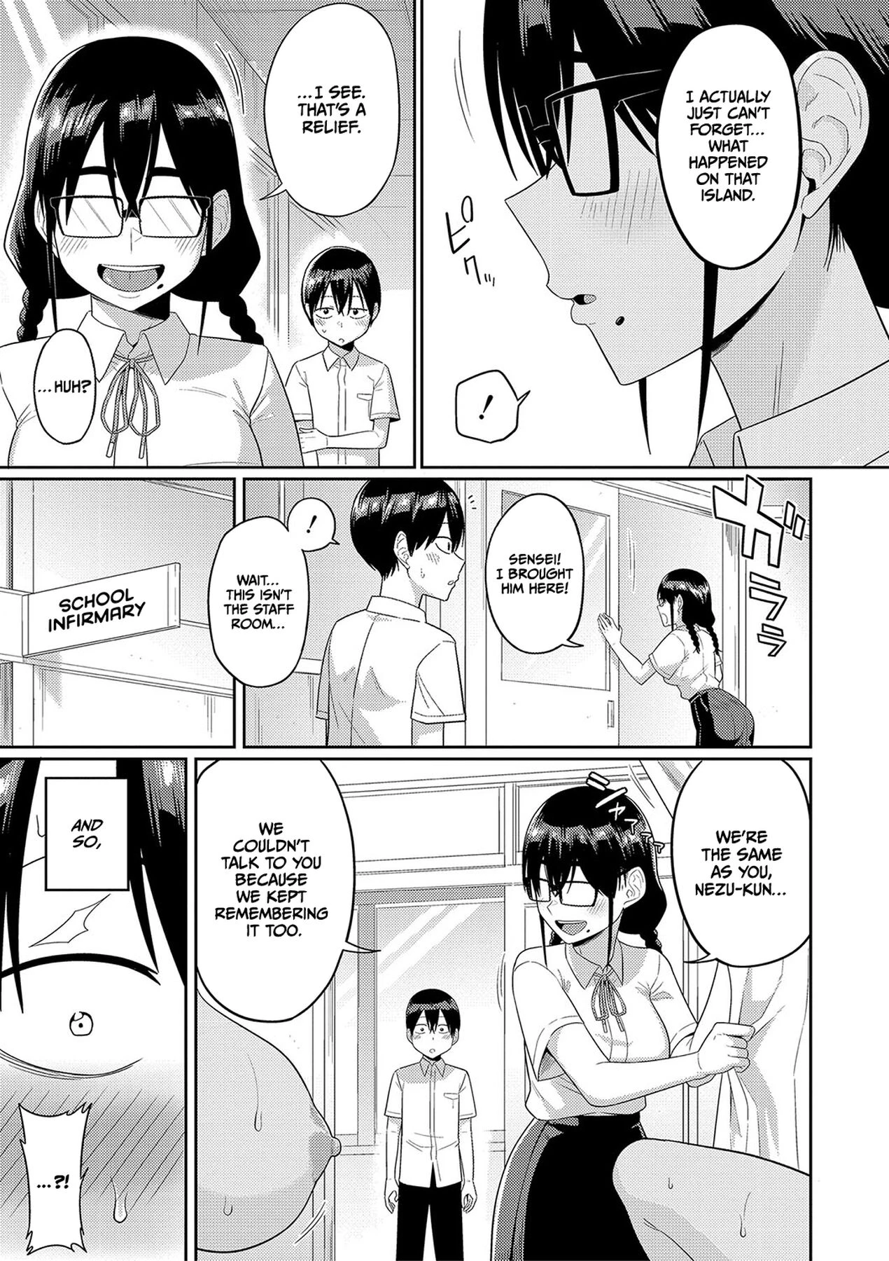 Mujintou de, SEX ni Kyoumi Shinshin na Dosukebe Inkya Joshi-tachi to Harem Life image number 104