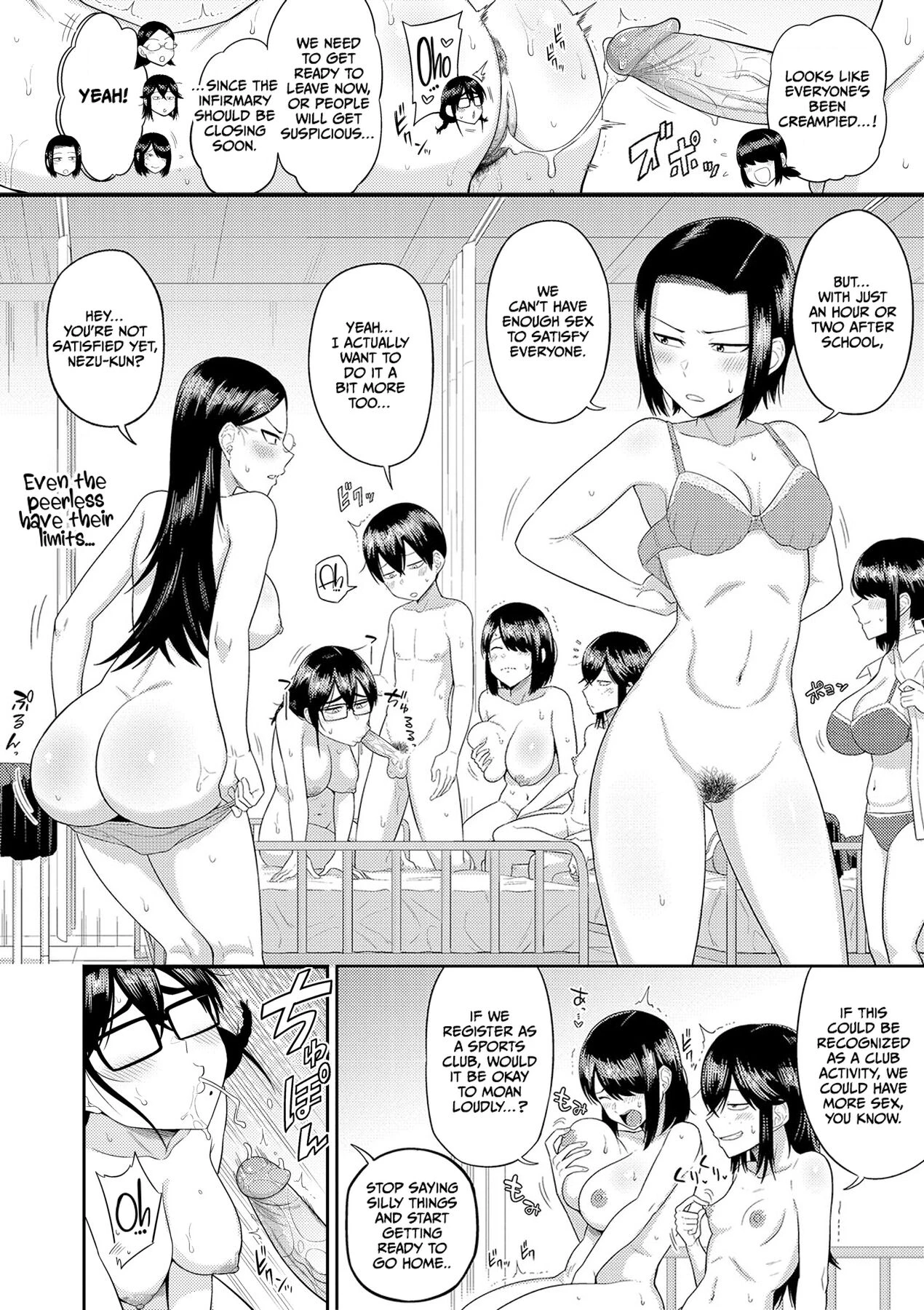 Mujintou de, SEX ni Kyoumi Shinshin na Dosukebe Inkya Joshi-tachi to Harem Life image number 109