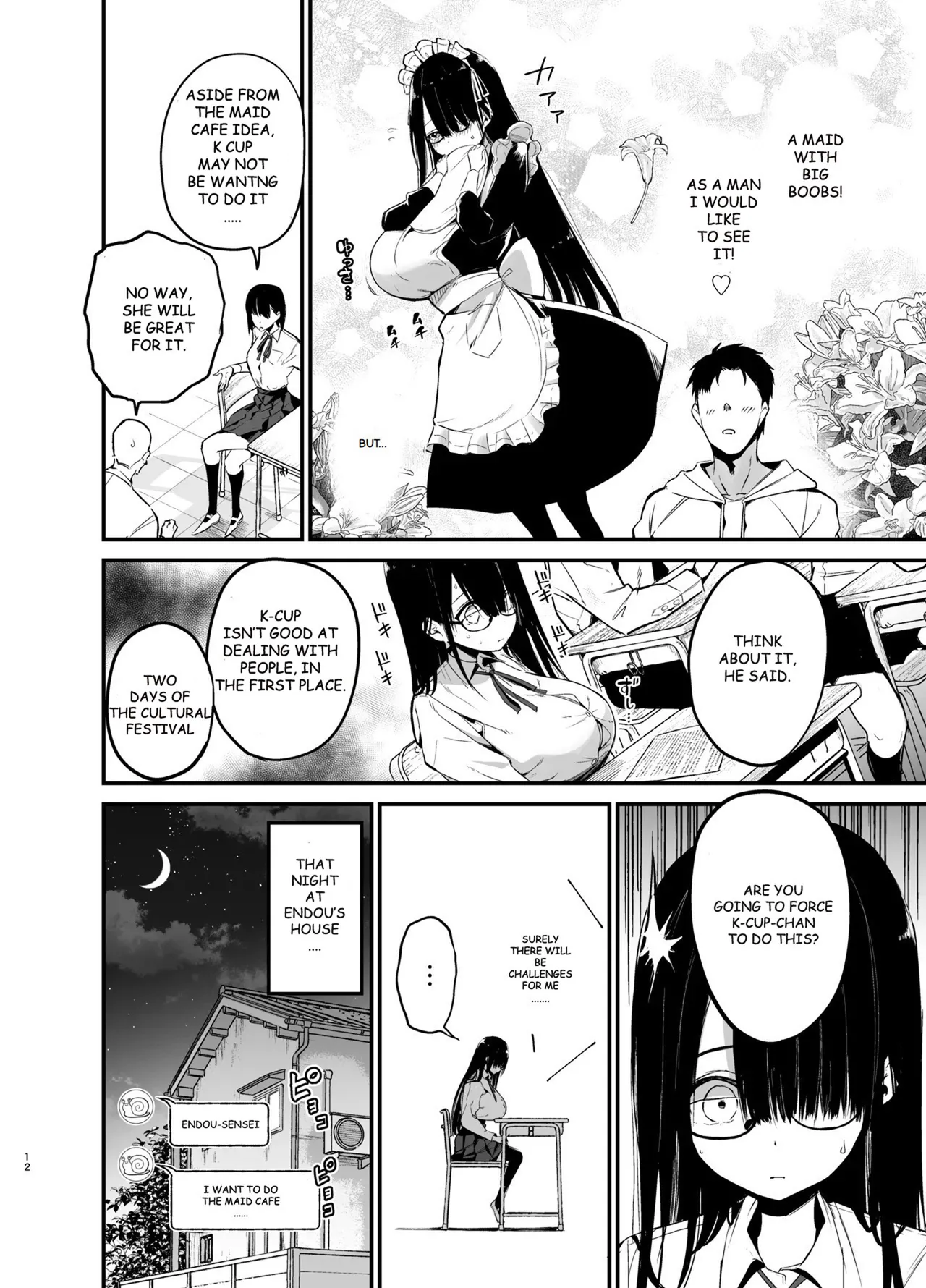 Introverted K-cup girl 3  InCha no K Cup-chan 3 image number 10