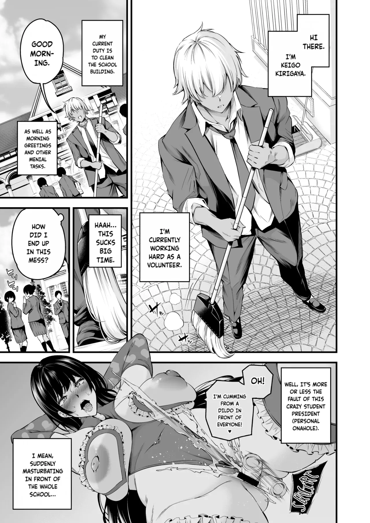 Sow President of the Shiramine Academy 1+2  Shiramine Gakuen no Mesubuta Kaichou image number 45