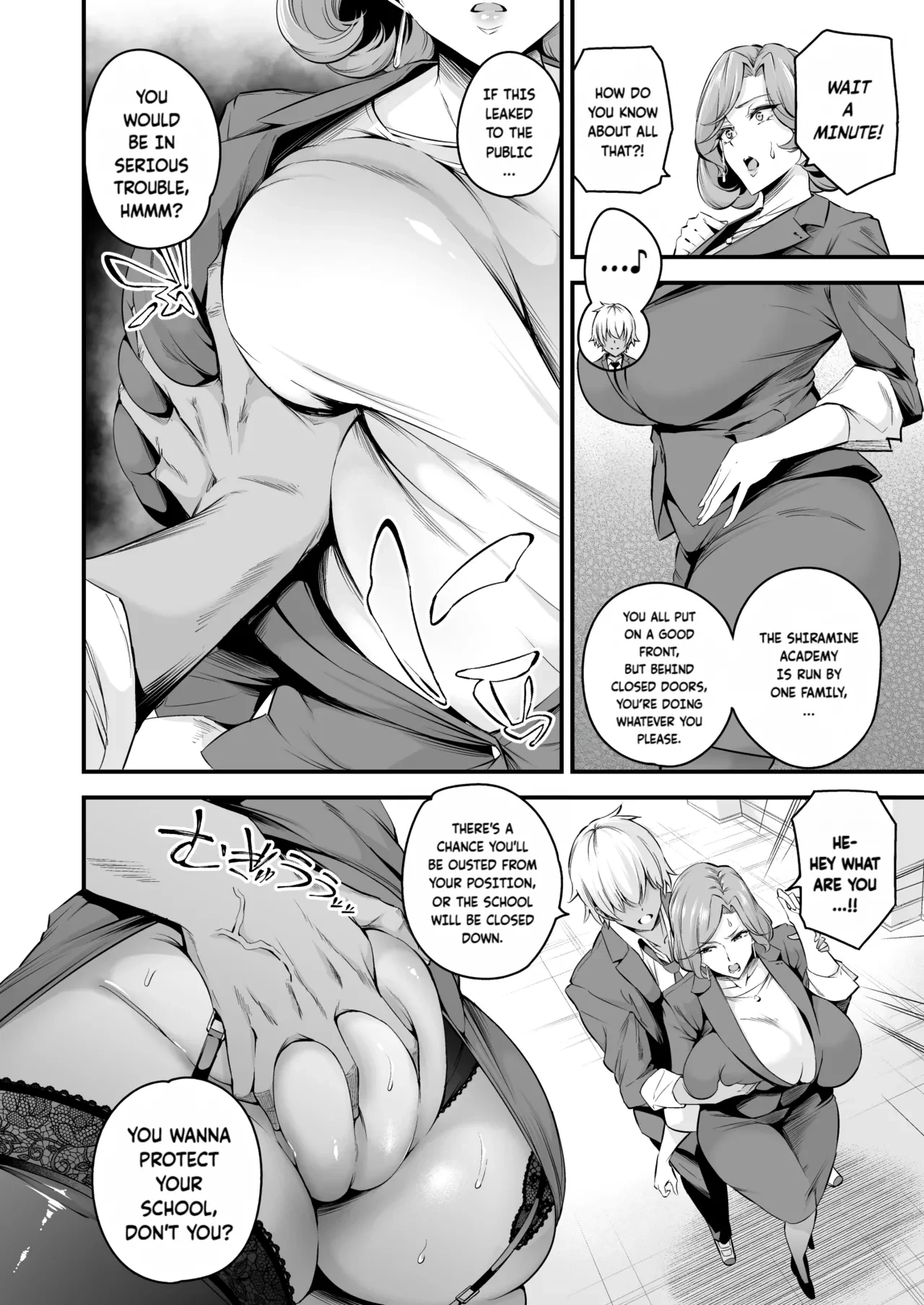Sow President of the Shiramine Academy 1+2  Shiramine Gakuen no Mesubuta Kaichou image number 52