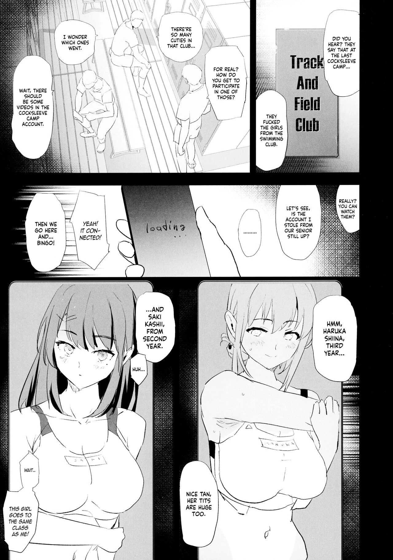 Our exchange cocksleeve camp! First day! + Omake Paper  Watashi-tachi no Onaho Koukan Gasshuku Ichinichime! image number 1