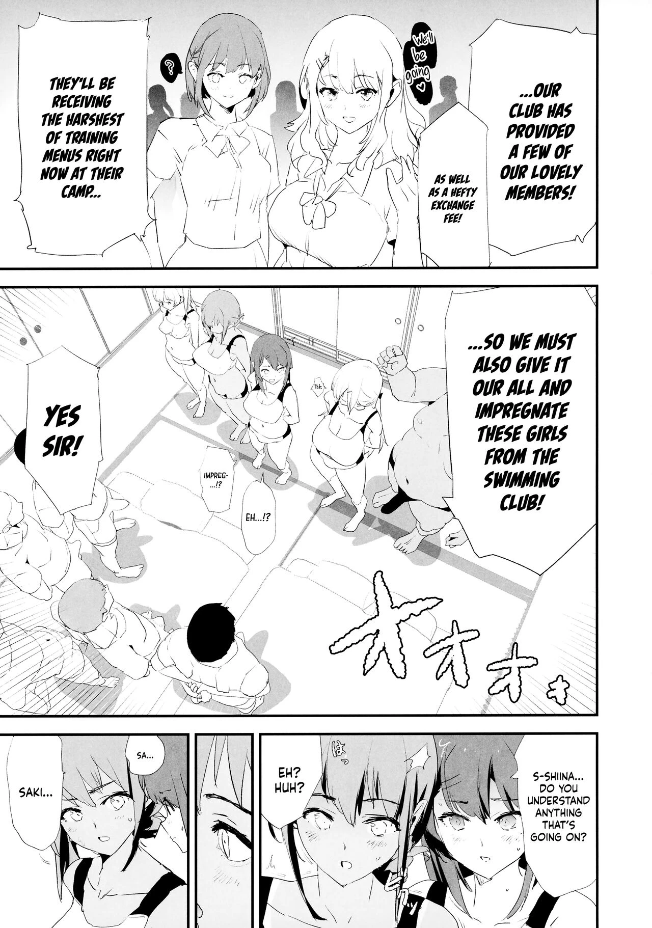 Our exchange cocksleeve camp! First day! + Omake Paper  Watashi-tachi no Onaho Koukan Gasshuku Ichinichime! image number 3