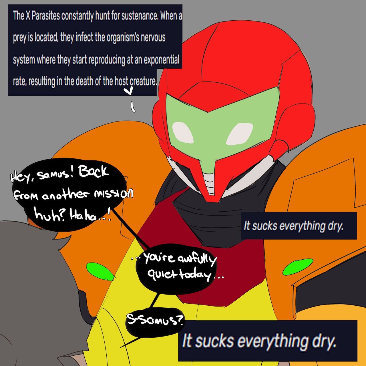 Inuyuru - Space Pirate (Metroid) porn comic