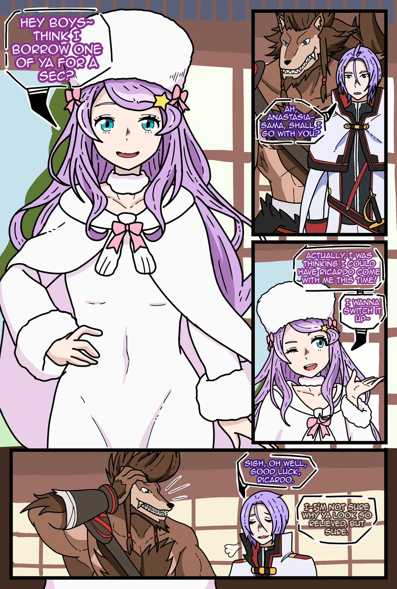 Anastasia?s Day Off with Ricardo