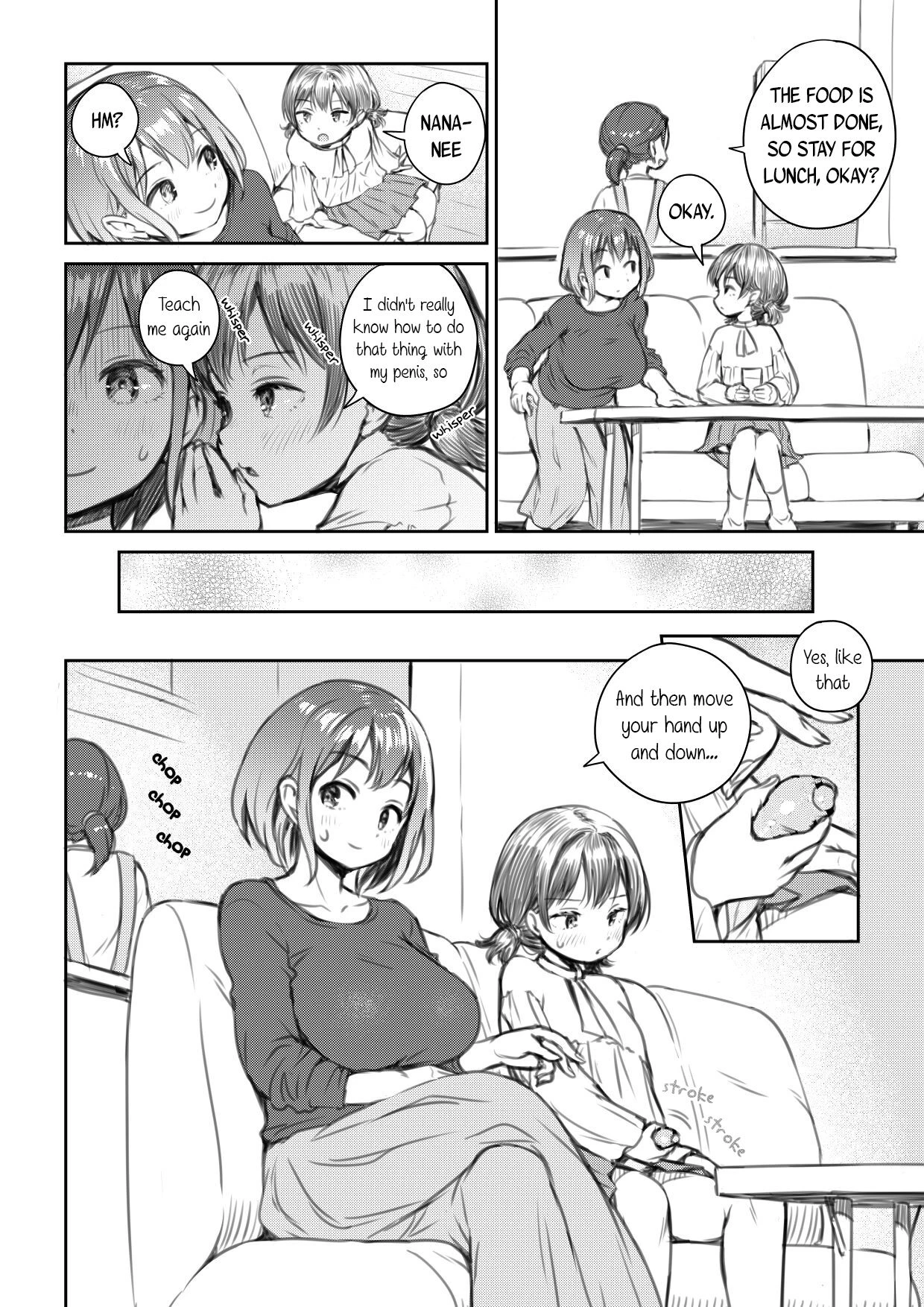 Meikko to Okki suru Futanari Ochinchin  My Niece and Her Hard Futanari Penis image number 5