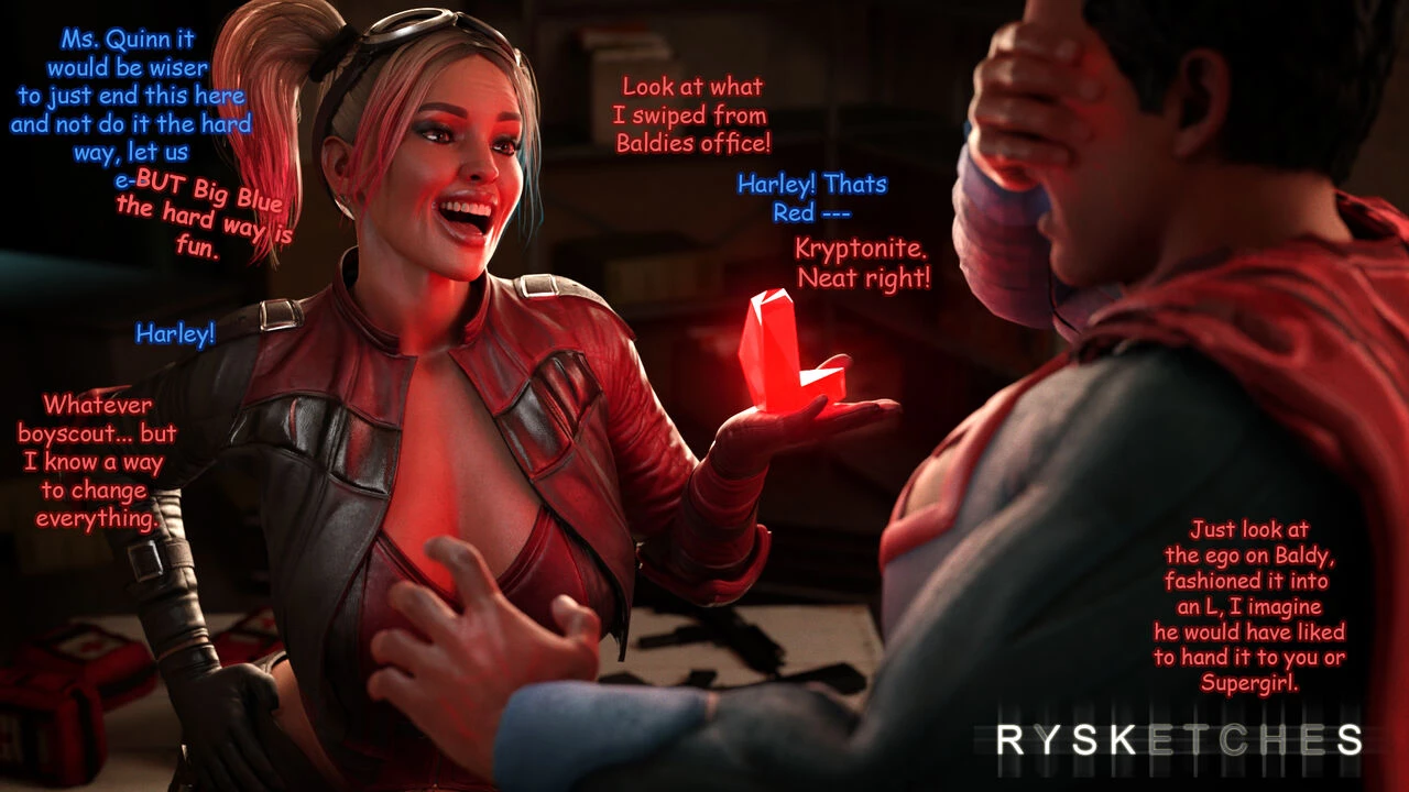 Harley x Clark - Red Kryptonite