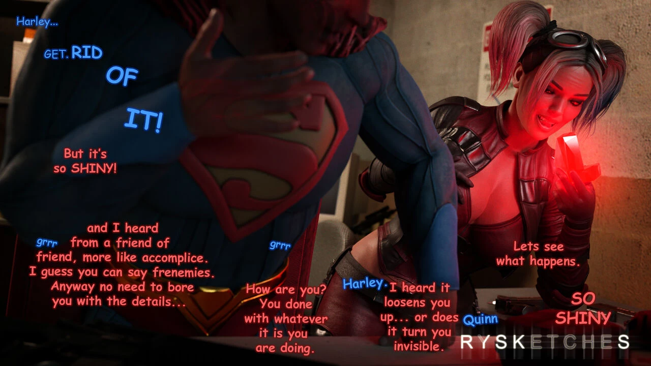 Harley x Clark - Red Kryptonite image number 1