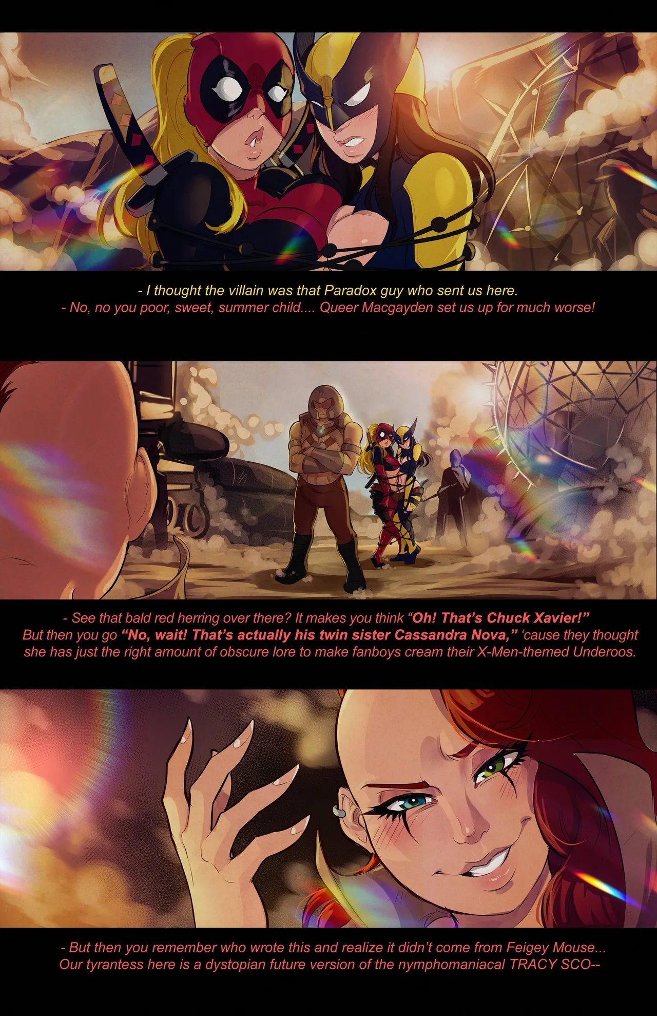 Lady Deadpool and Wolverine Lady image number 3