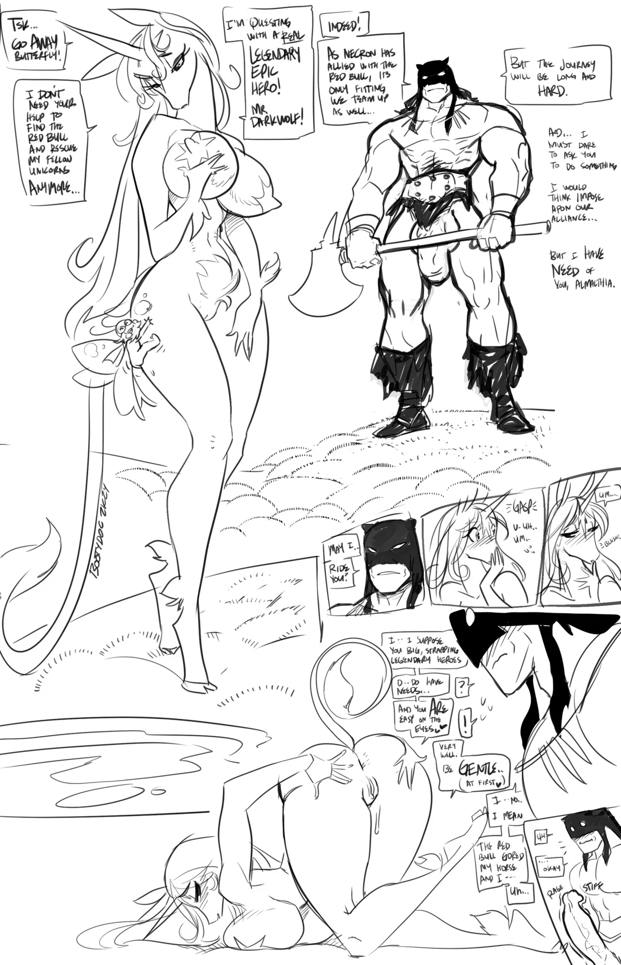 Booty Doc Goof-Off - Blackwolf and The Last Unicorn