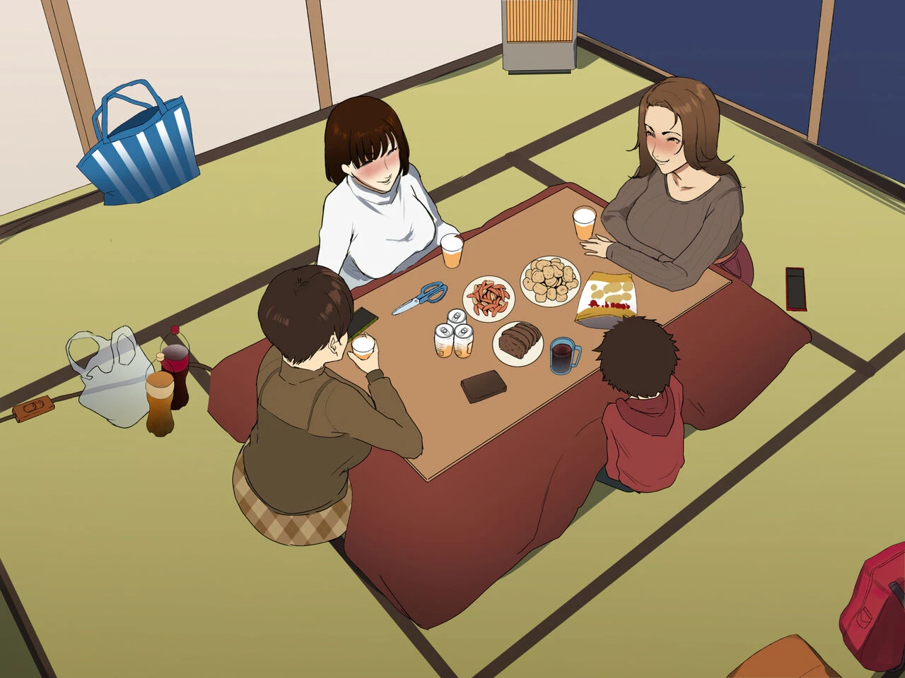 Toshikoshi Kinseki no Oba-chan-tachi to no Hitoyo image number 105