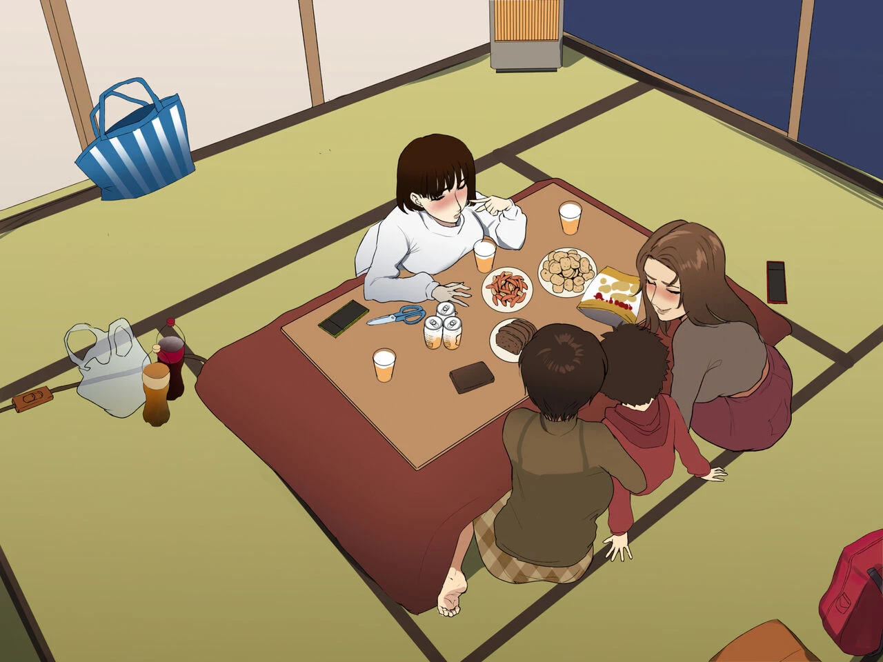 Toshikoshi Kinseki no Oba-chan-tachi to no Hitoyo image number 109