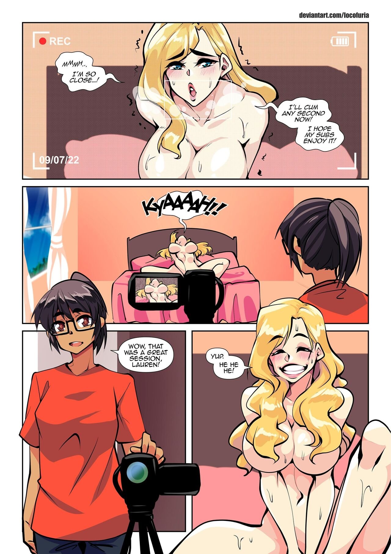 LOCOFURIA - VAMPED ON CAM porn comic image number 3